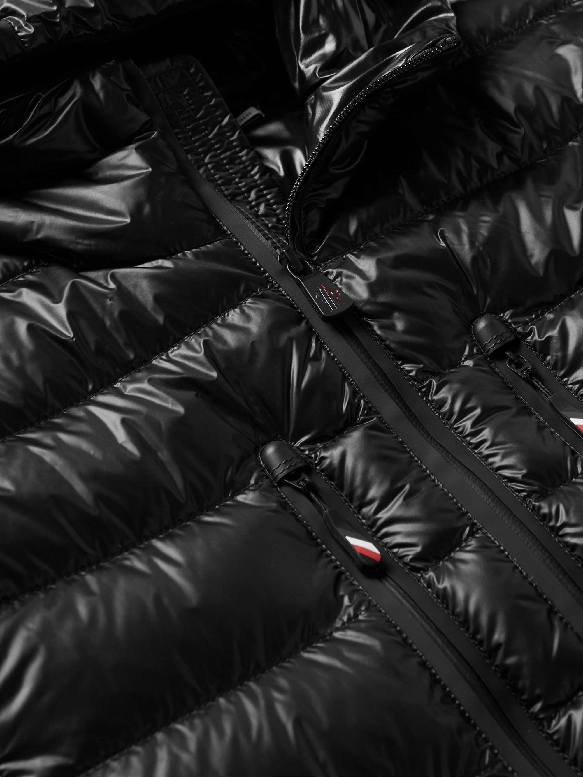 MONCLER GRENOBLE Quilted Shell and Knitted Hooded Down Ski Jacket