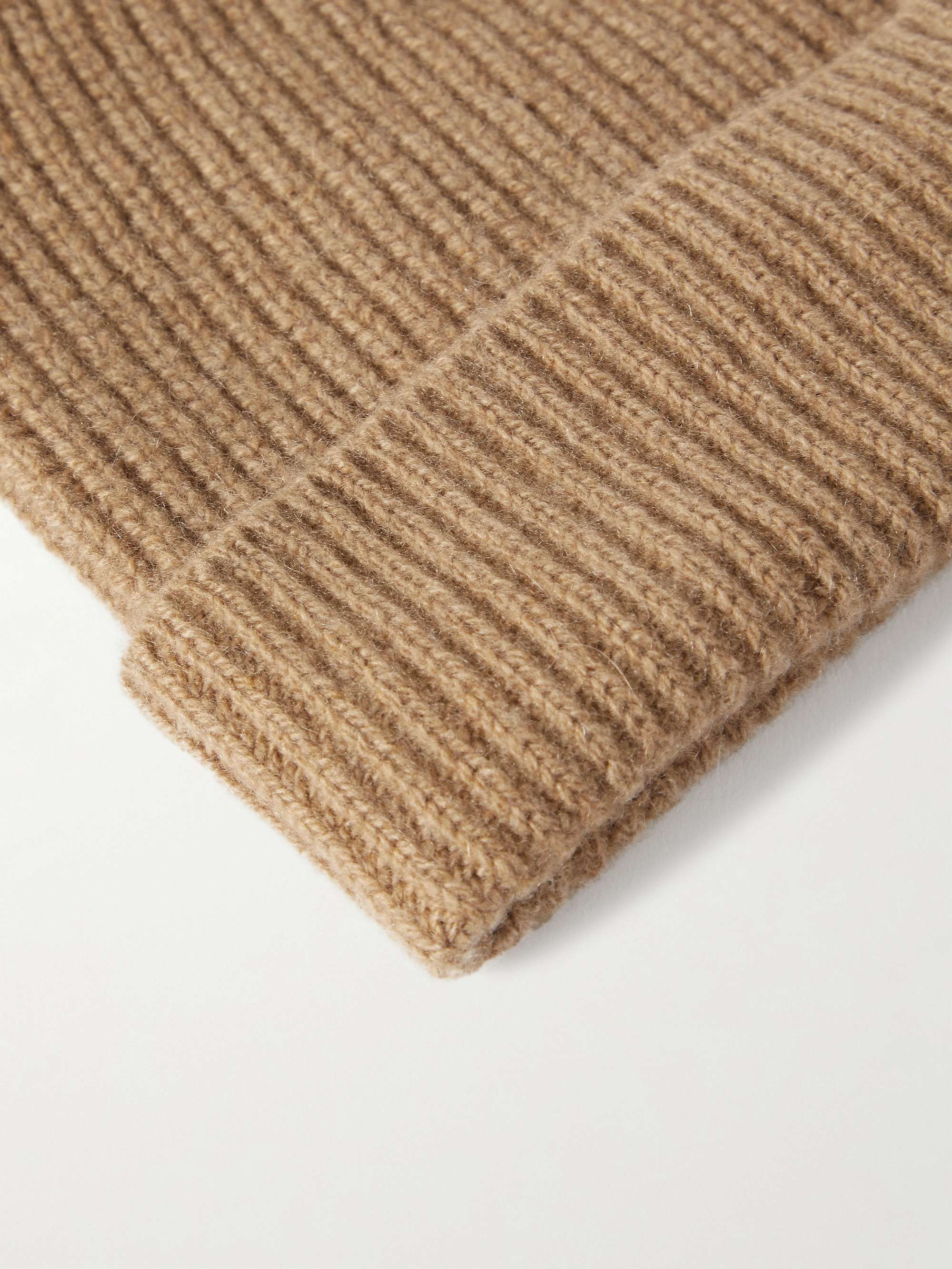 SUNSPEL Ribbed Recycled Cashmere Beanie