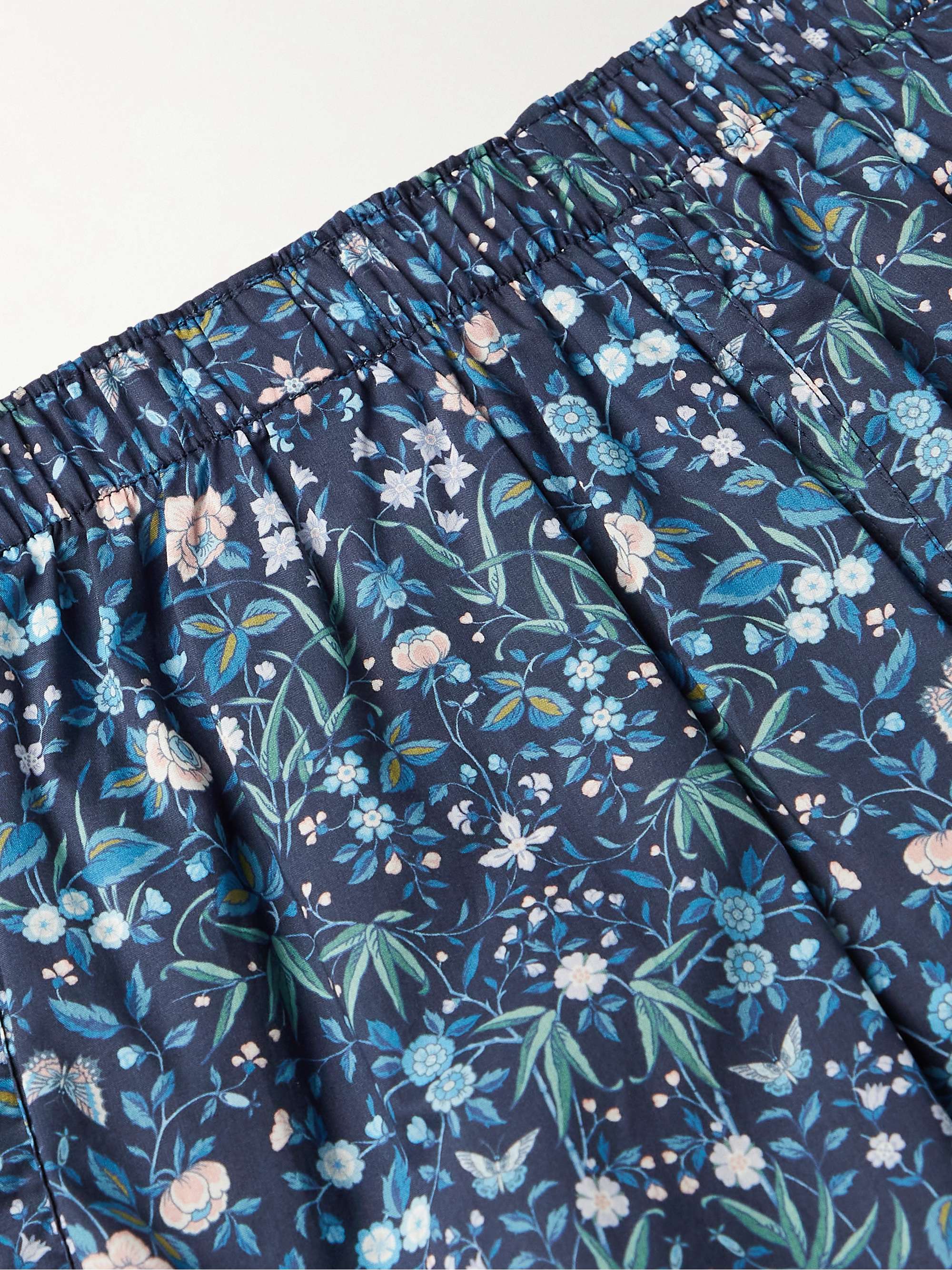 SUNSPEL Floral-Print Cotton Boxer Shorts