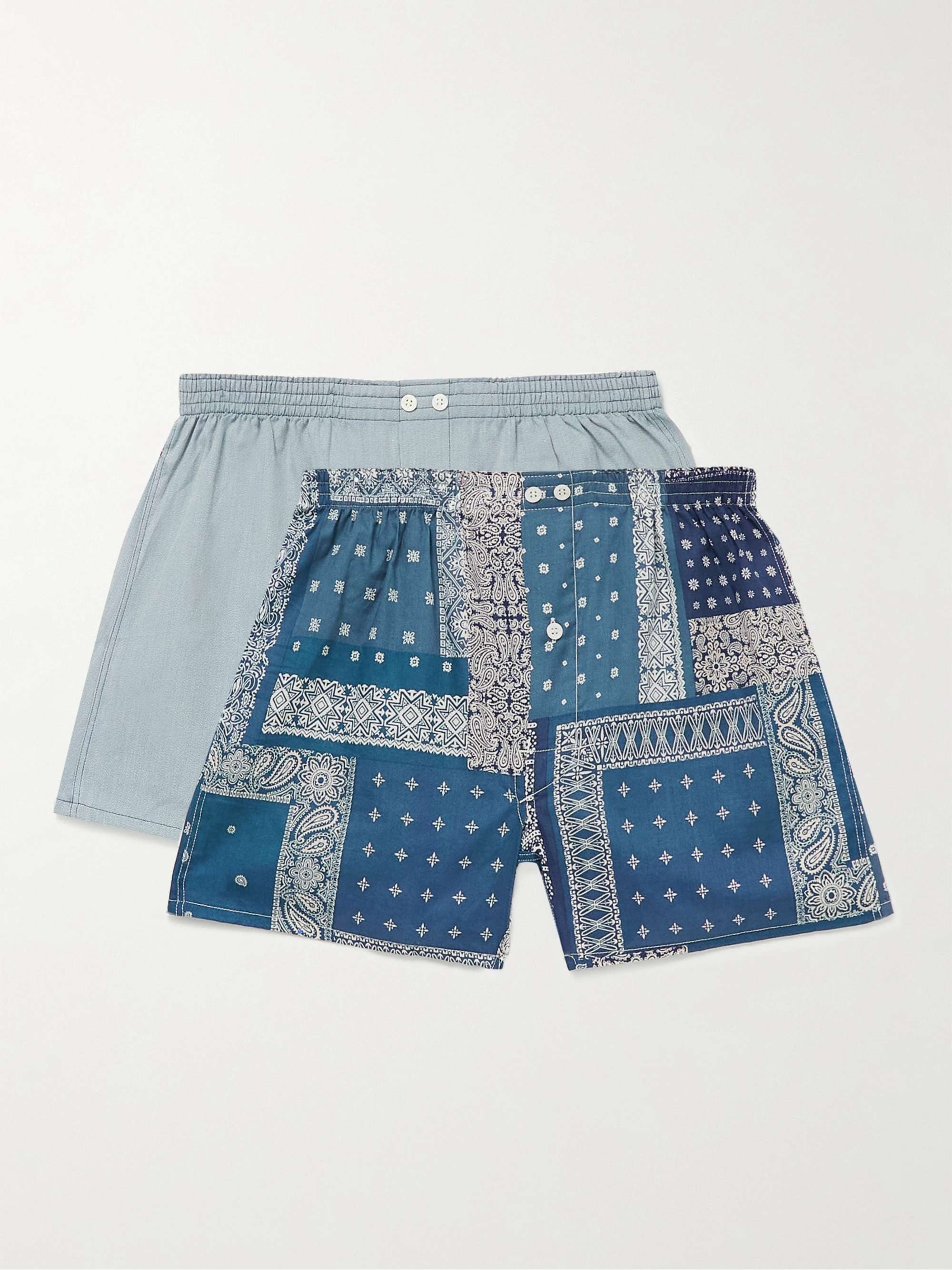 ANONYMOUS ISM Two-Pack Cotton Boxer Shorts