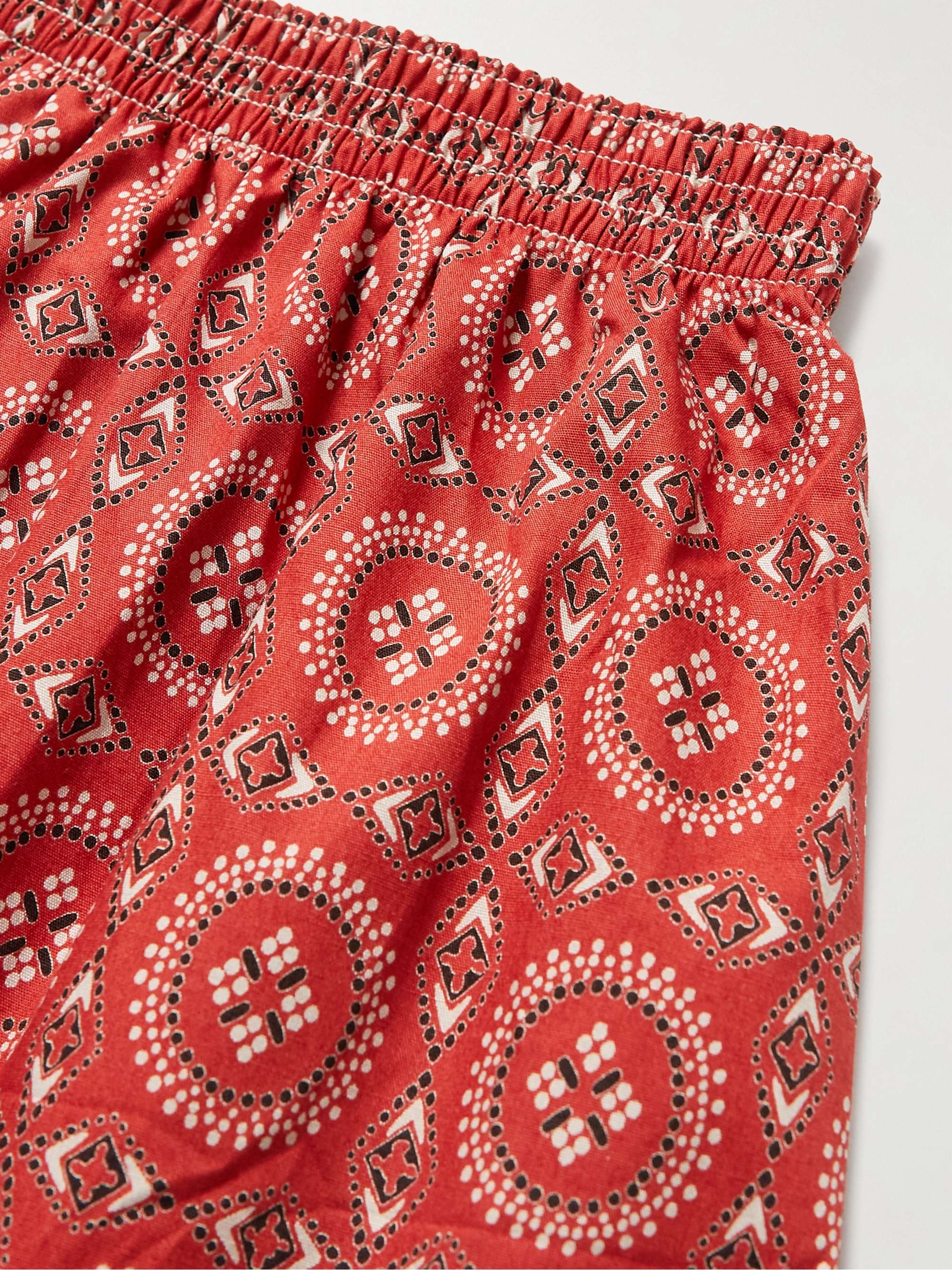 ANONYMOUS ISM Printed Cotton Boxer Shorts