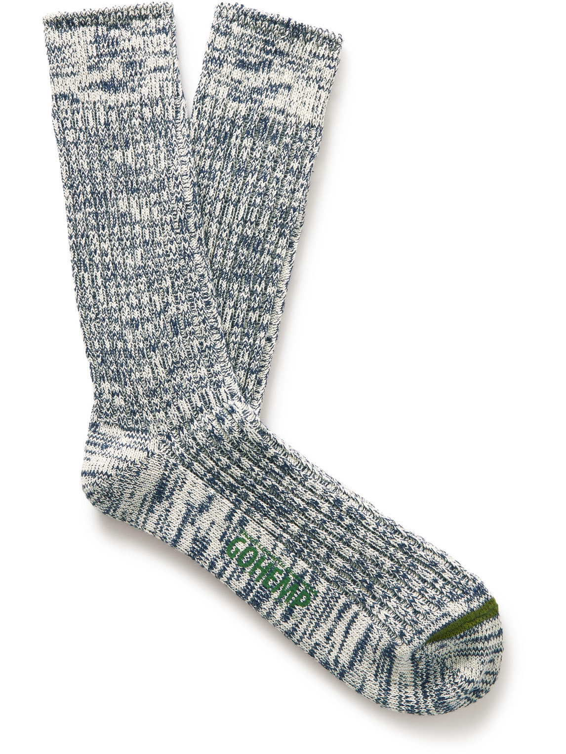 Anonymous Ism Cotton-blend Socks In Blue