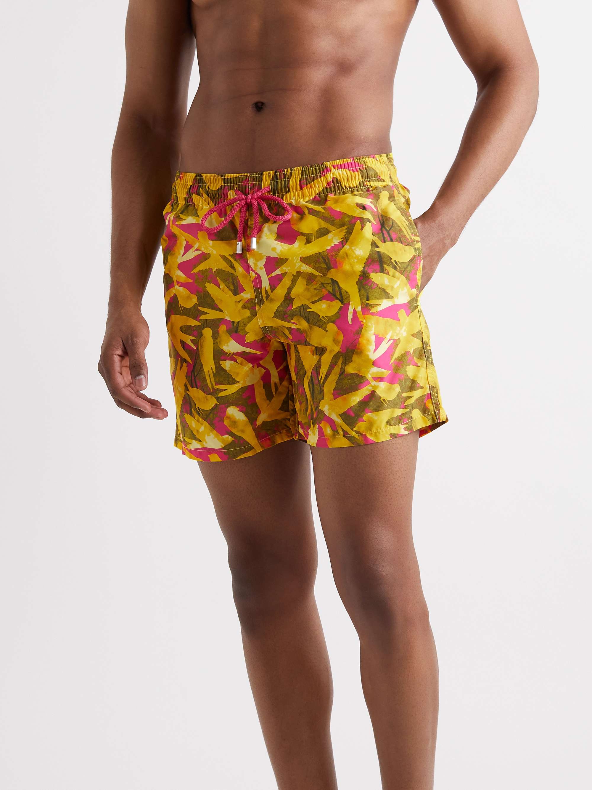 VILEBREQUIN Moorea Printed Mid-Length Recycled Swim Shorts