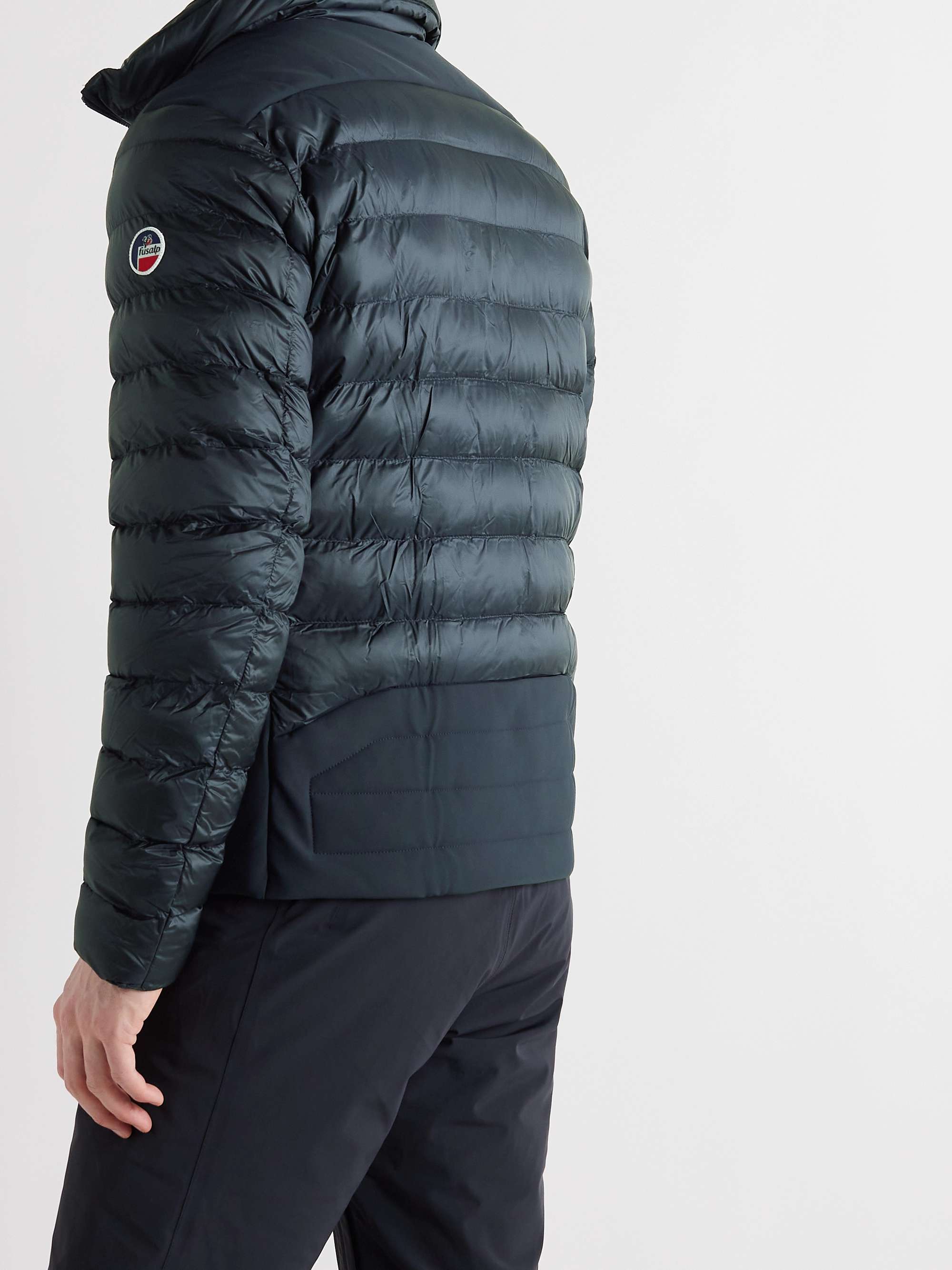 FUSALP Lucho II Slim-Fit Quilted Shell and Neoprene Jacket