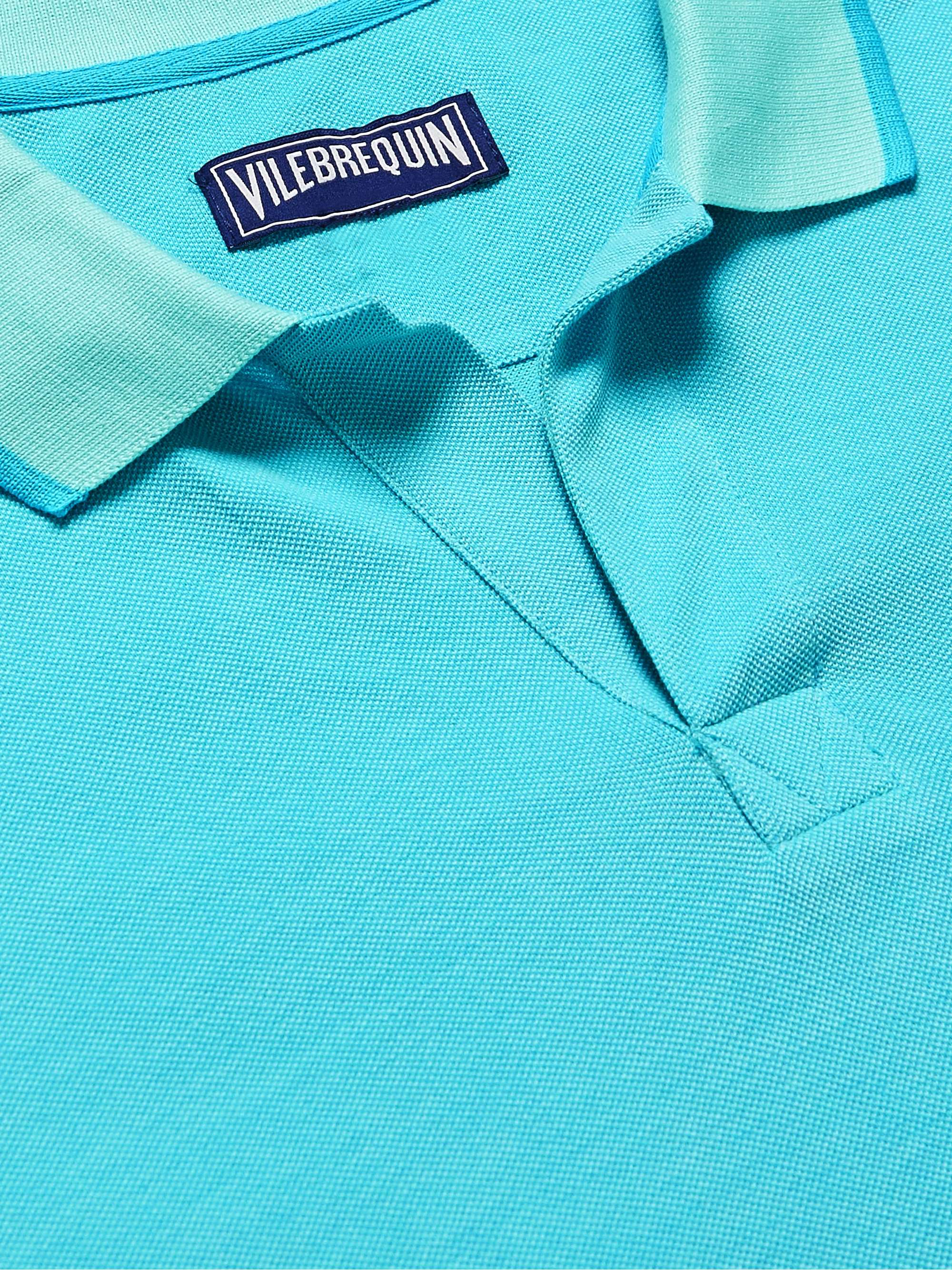 VILEBREQUIN Palatin Logo-Embroidered Cotton-Piqué Polo Shirt