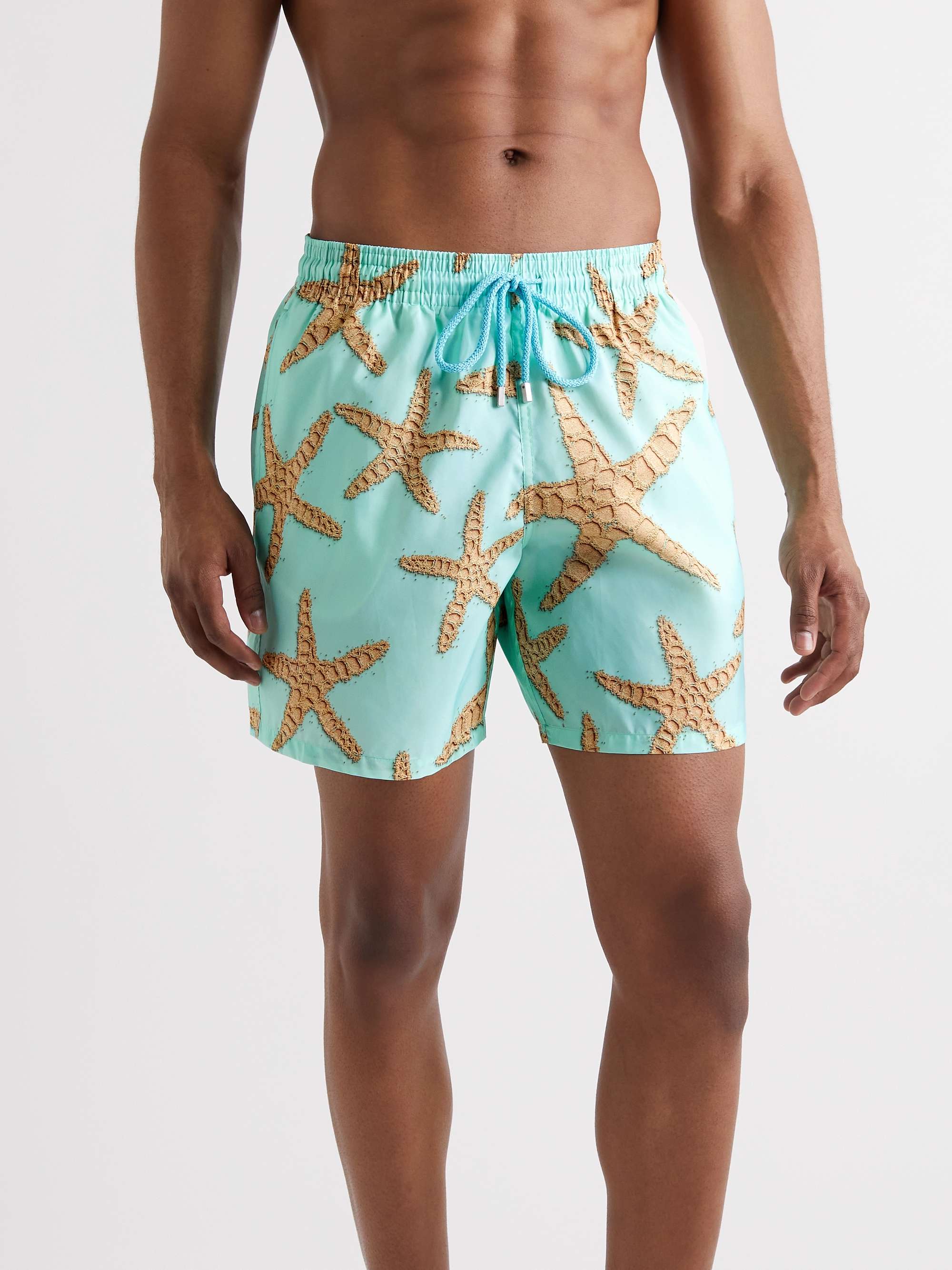 VILEBREQUIN Mahina Mid-Length Printed Swim Shorts