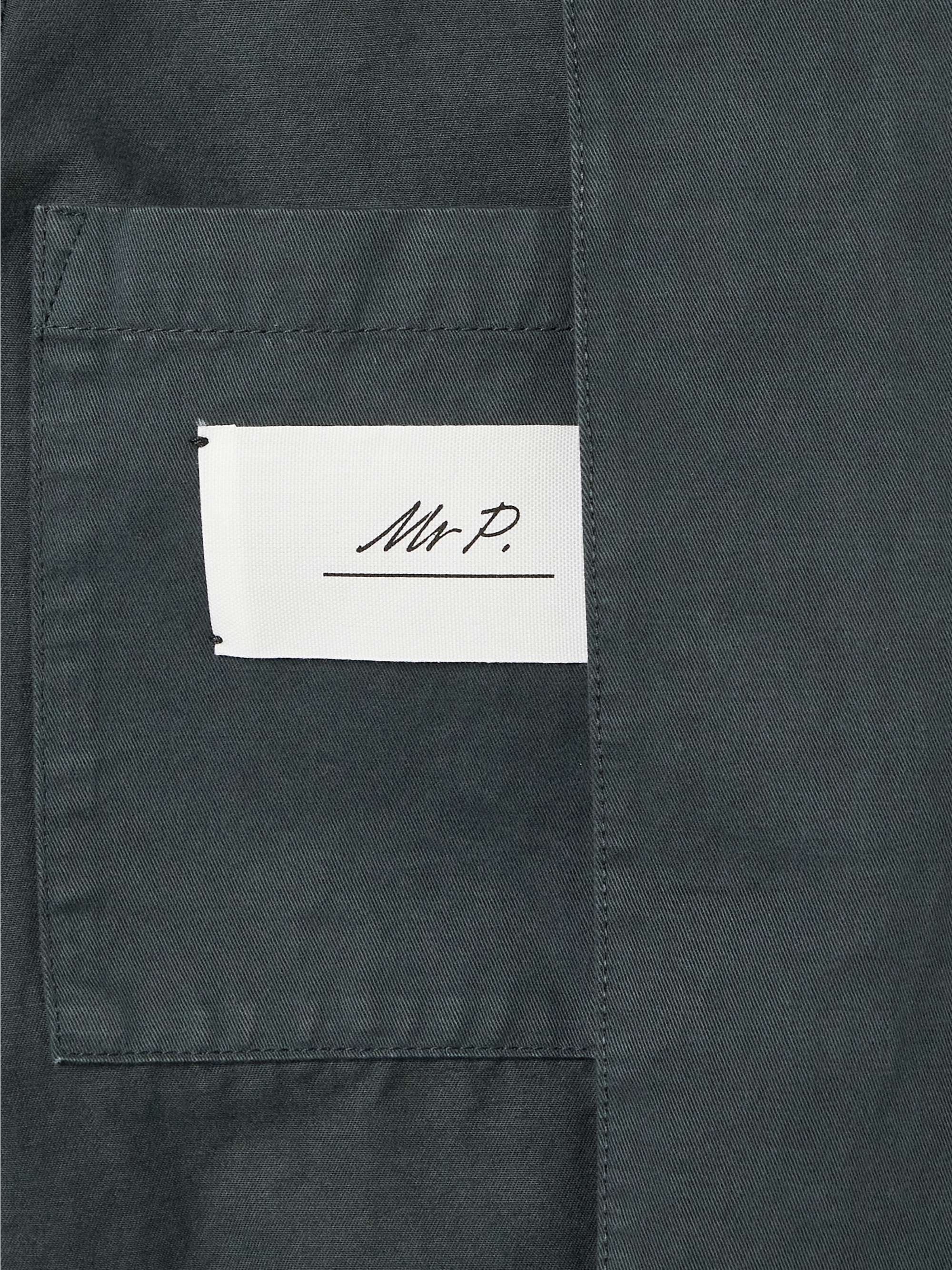 MR P. Garment-Dyed Organic Cotton-Twill Blazer