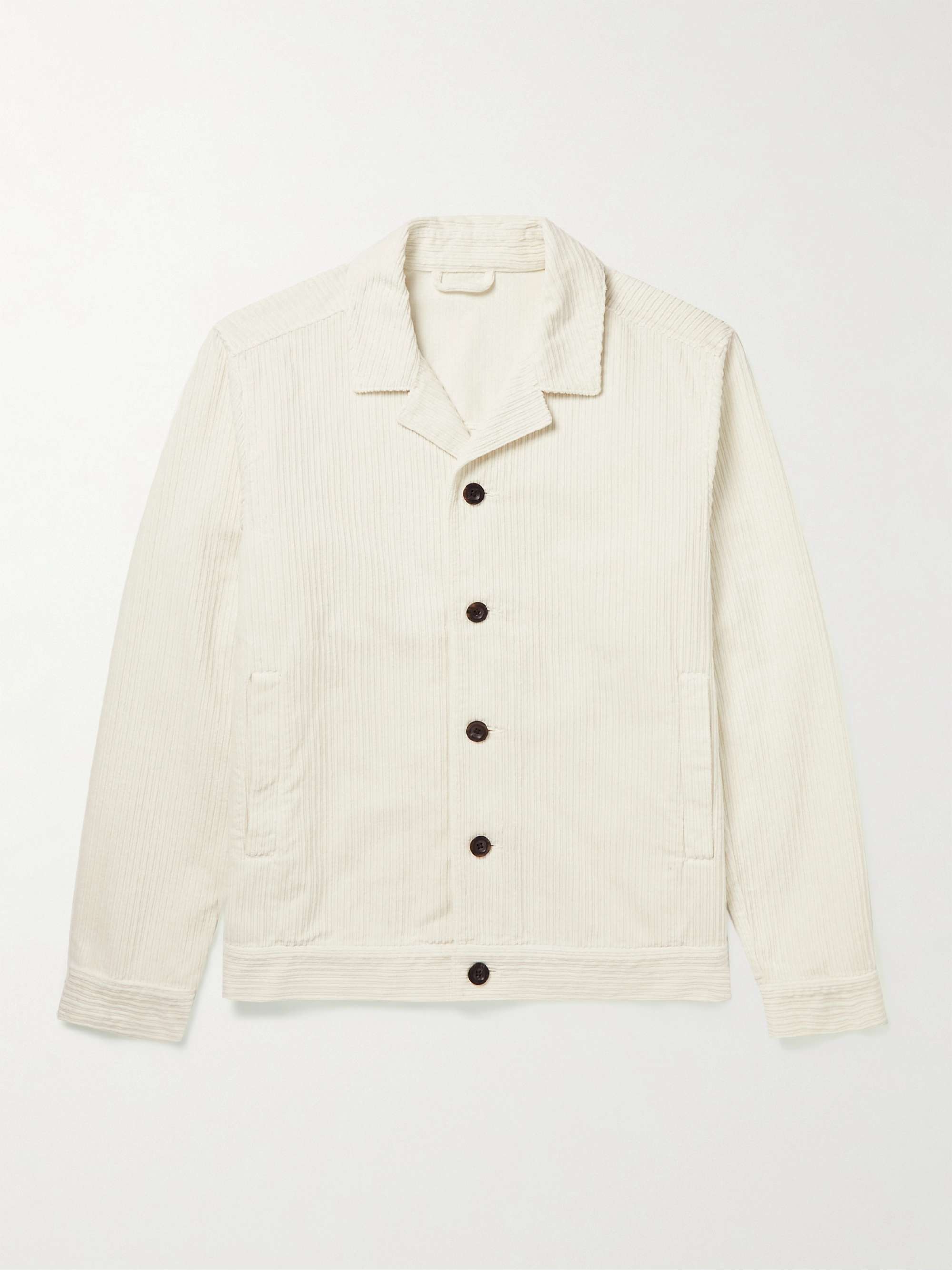 mrporter.com | Camp-Collar Wide-Wale Cotton-Corduroy Jacket