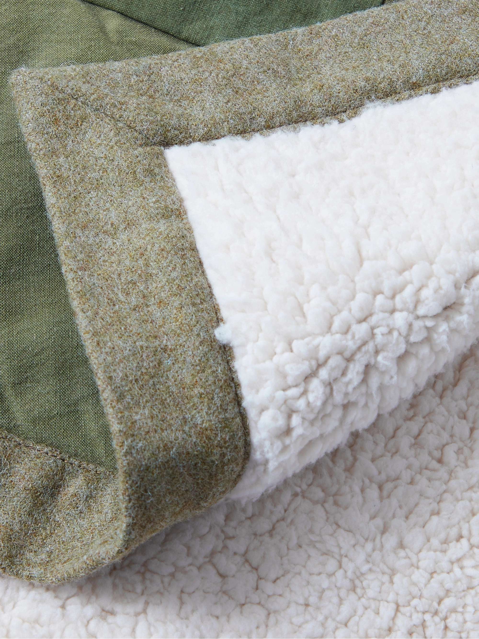 GREG LAUREN Patchwork Cotton-Canvas Blanket