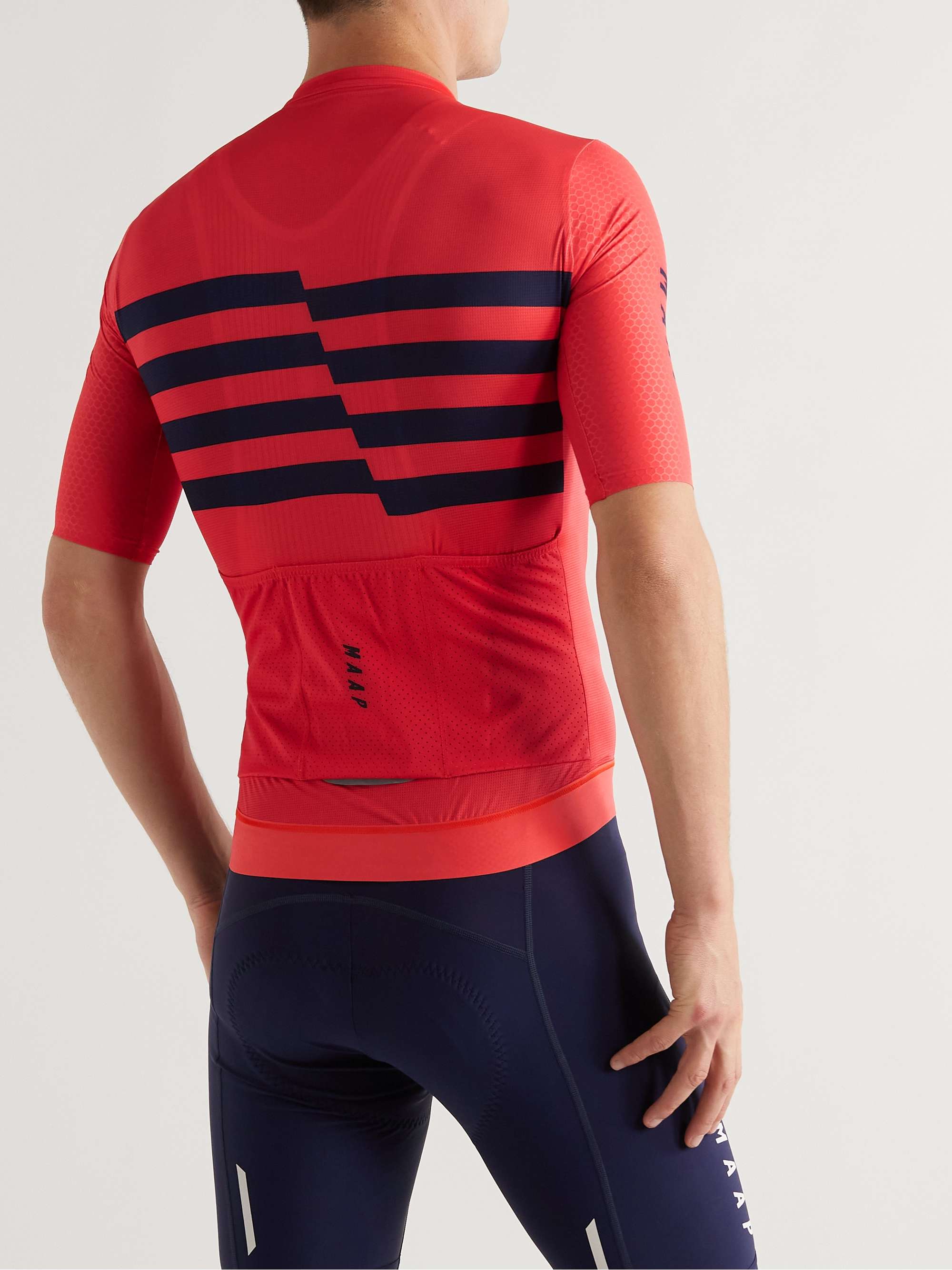 MAAP Emblem Pro Hex Recycled Stretch-Mesh Cycling Jersey