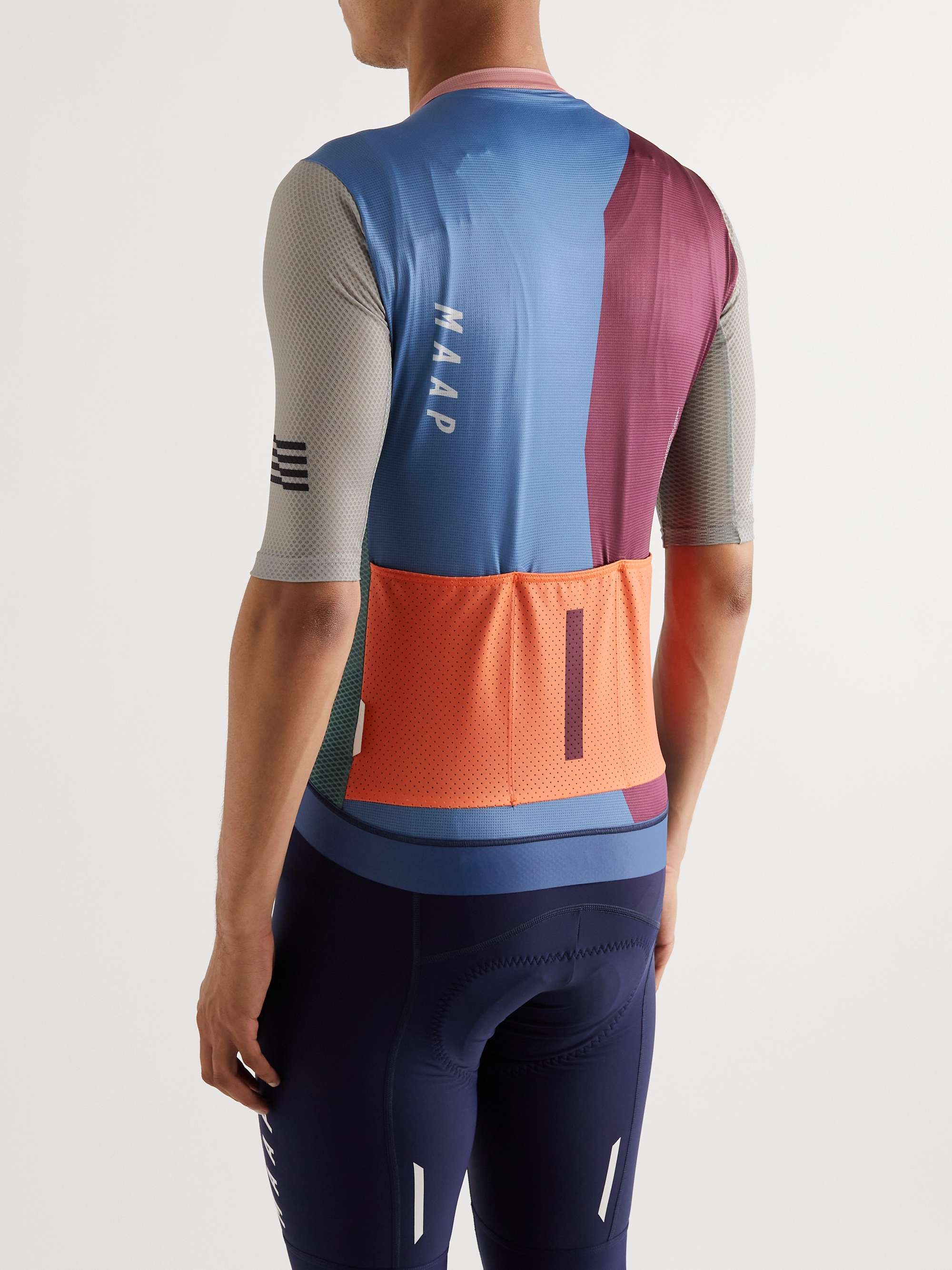 Blue Vector Pro Air Panelled Recycled Cycling Jersey | MAAP | MR PORTER