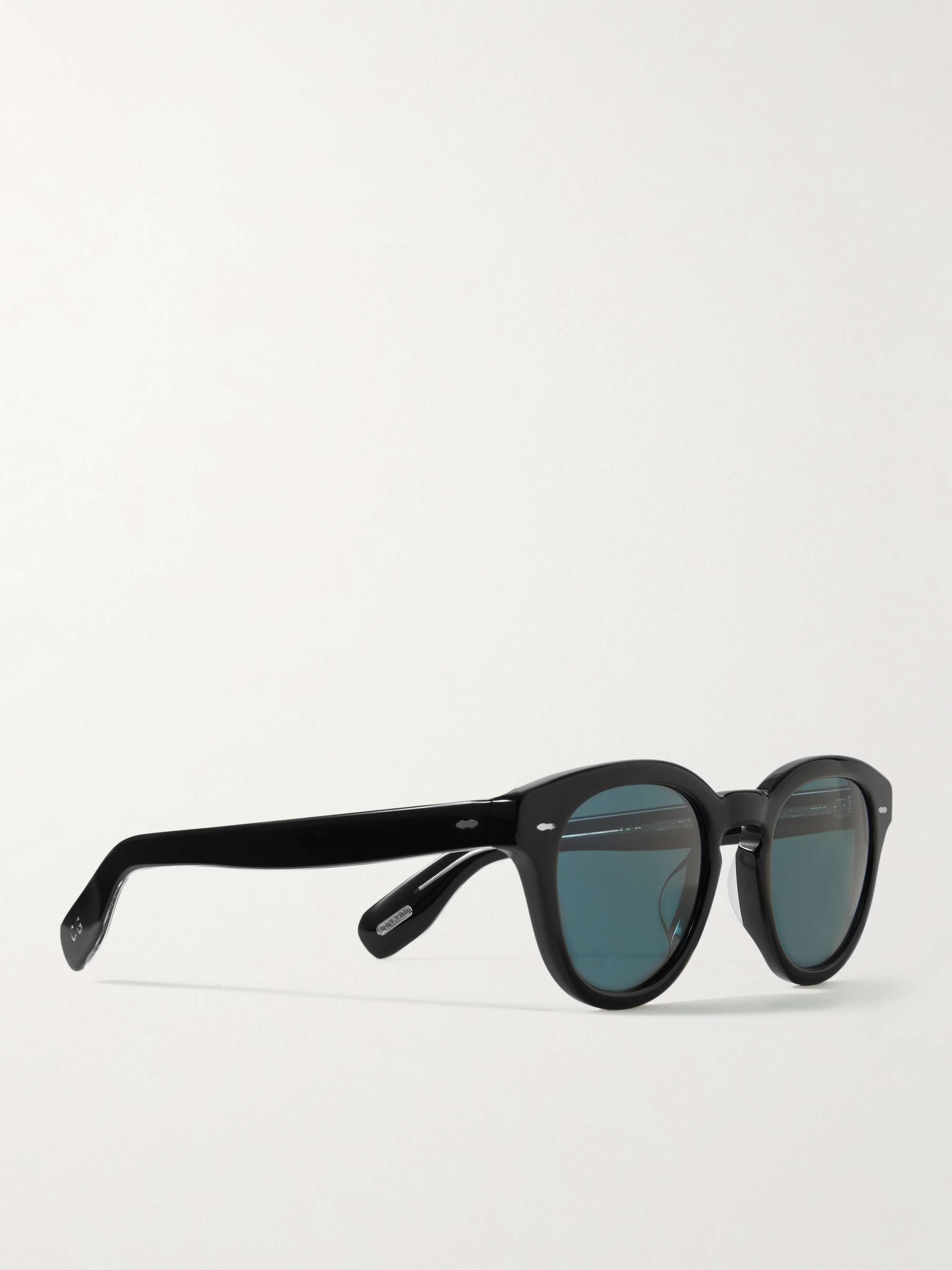 OLIVER PEOPLES Cary Grant Round-Frame Acetate Polarised Sunglasses