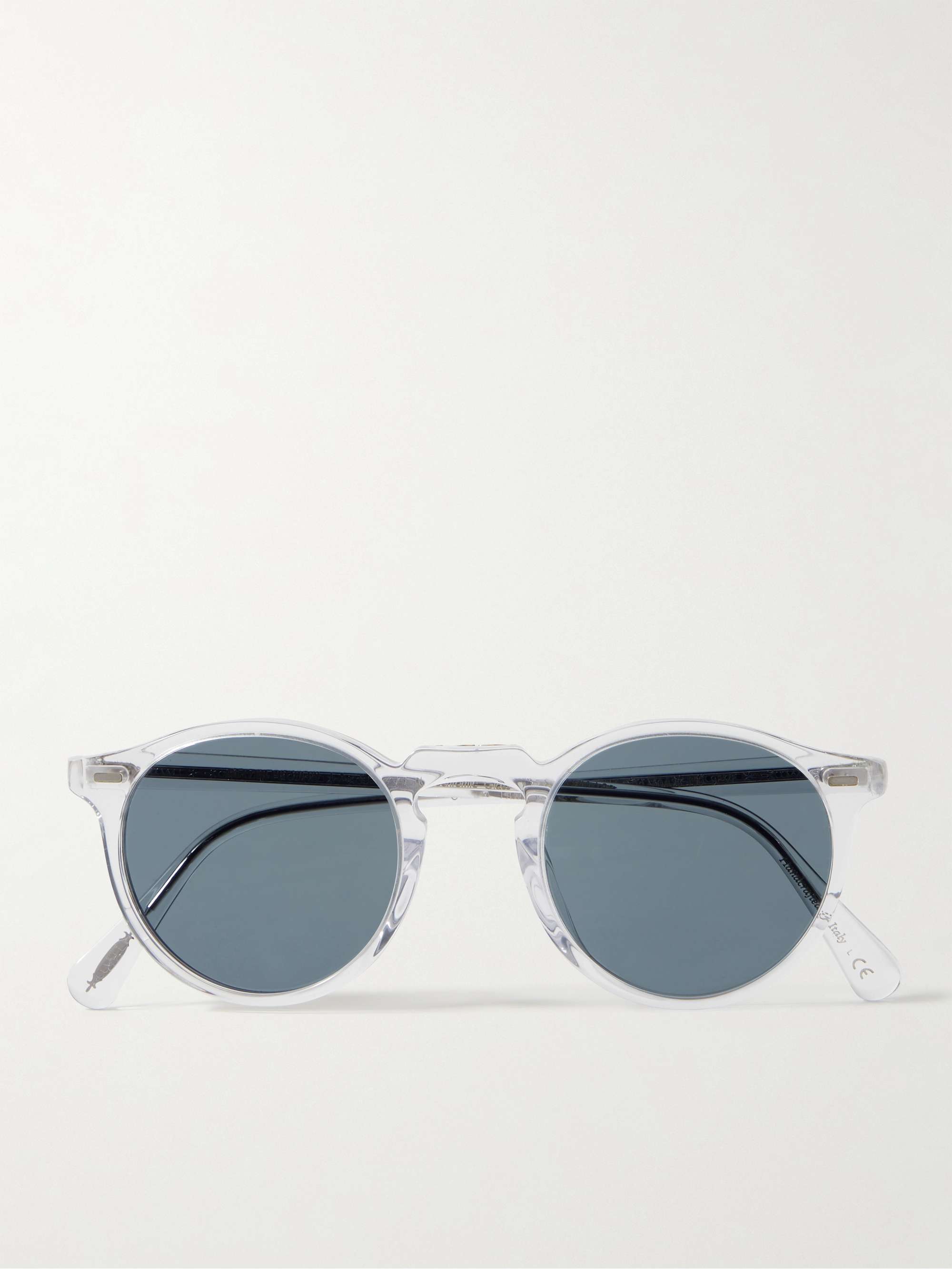 OLIVER PEOPLES Gregory Peck Round-Frame Tortoiseshell Acetate Photochromic Sunglasses