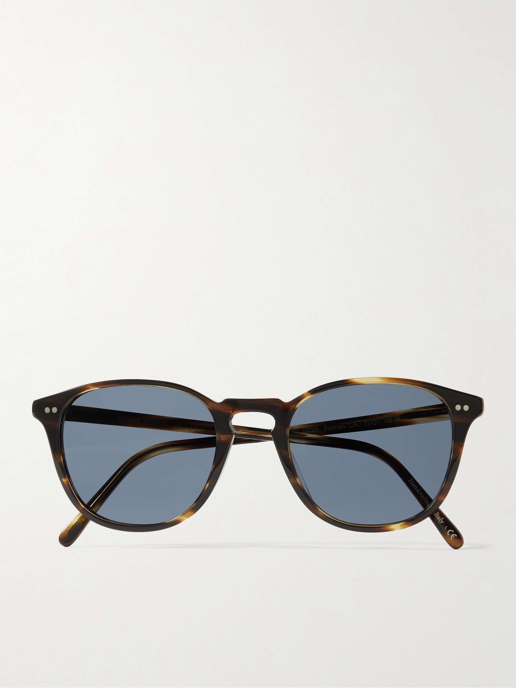 OLIVER PEOPLES Forman L.A Round-Frame Acetate Polarised Sunglasses