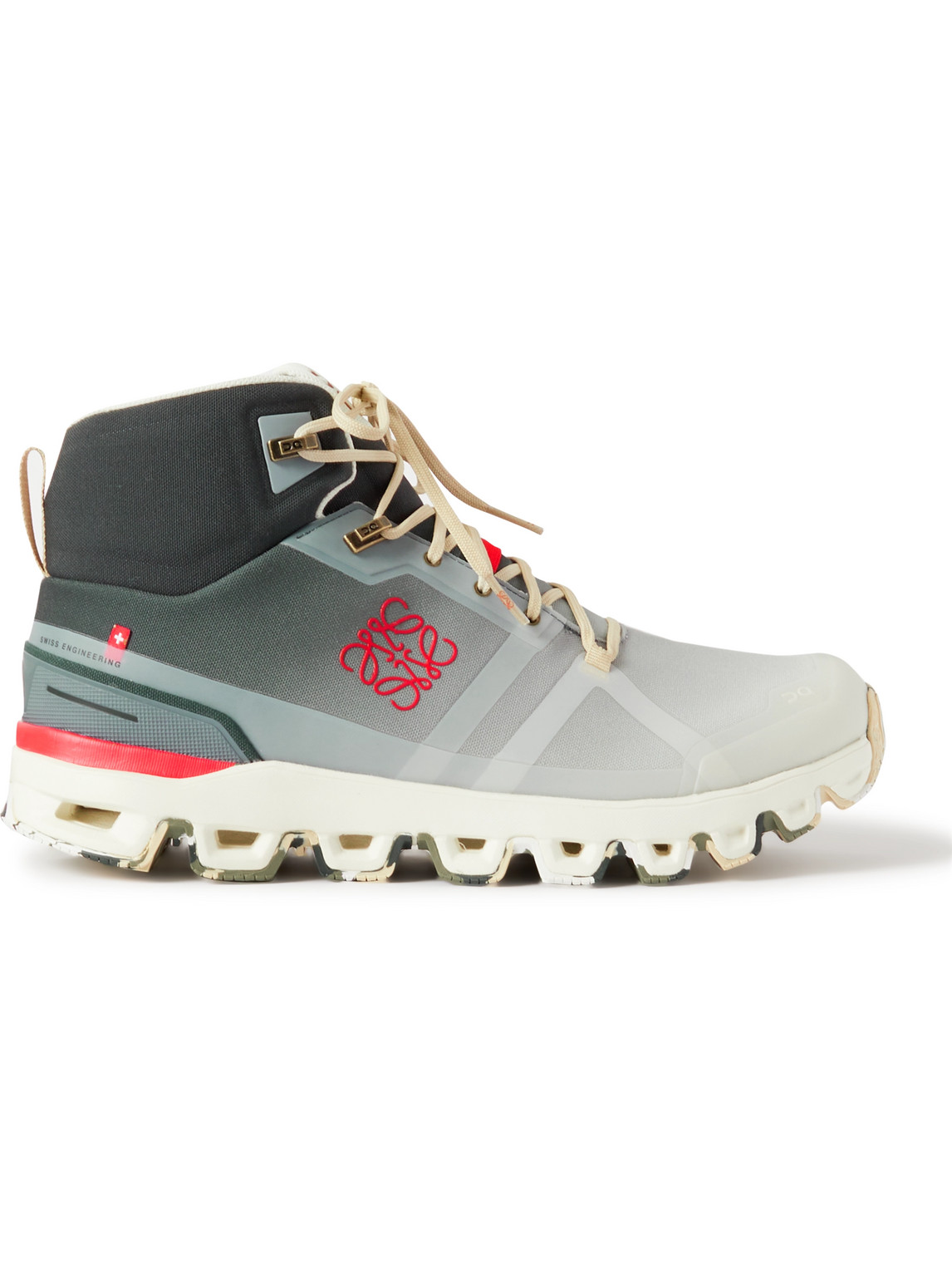 On Cloudrock Logo-Print Dégradé Recycled Mesh Hiking Boots