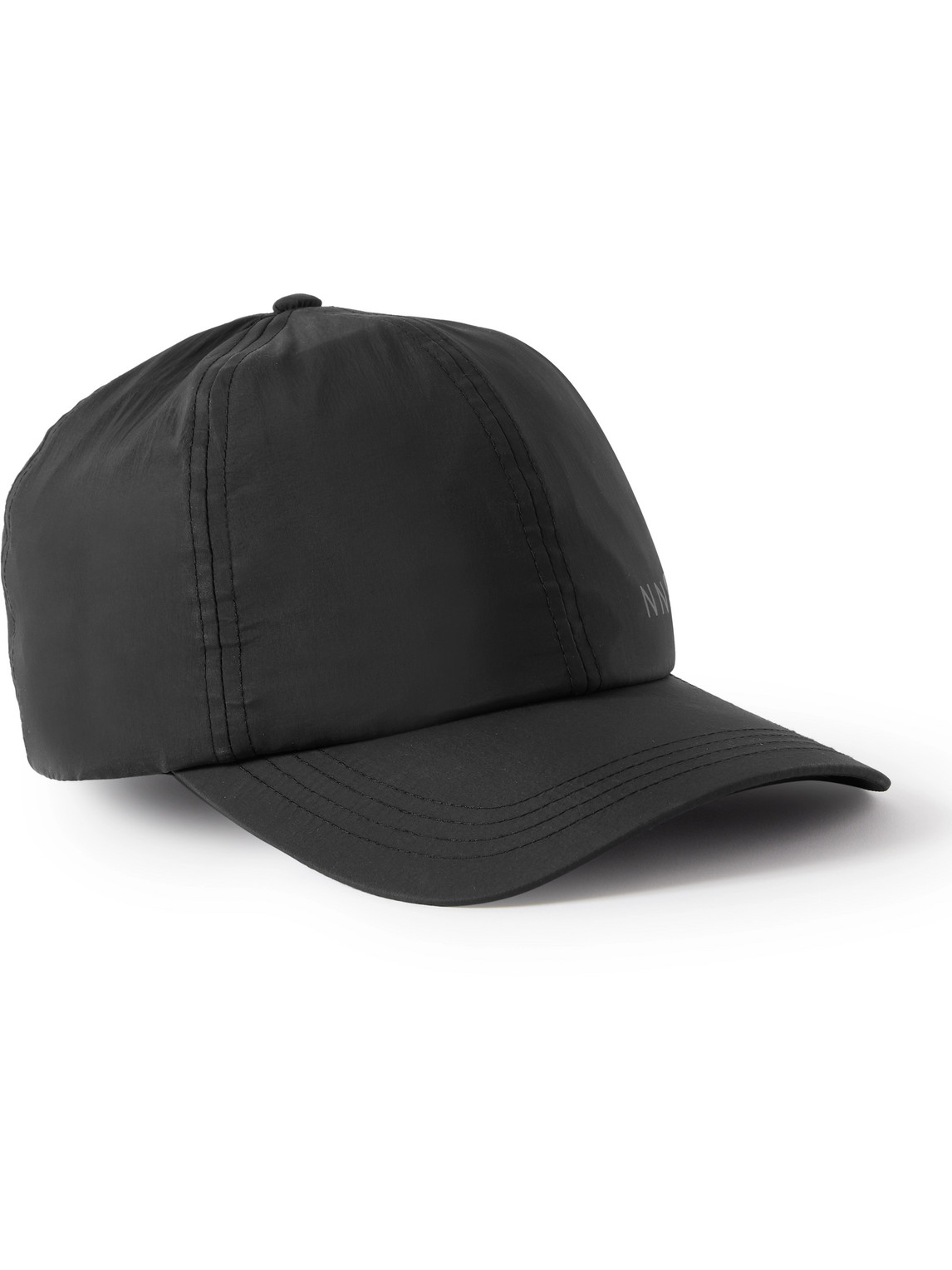 Nn07 Logo-print Padded Shell Baseball Cap In Black