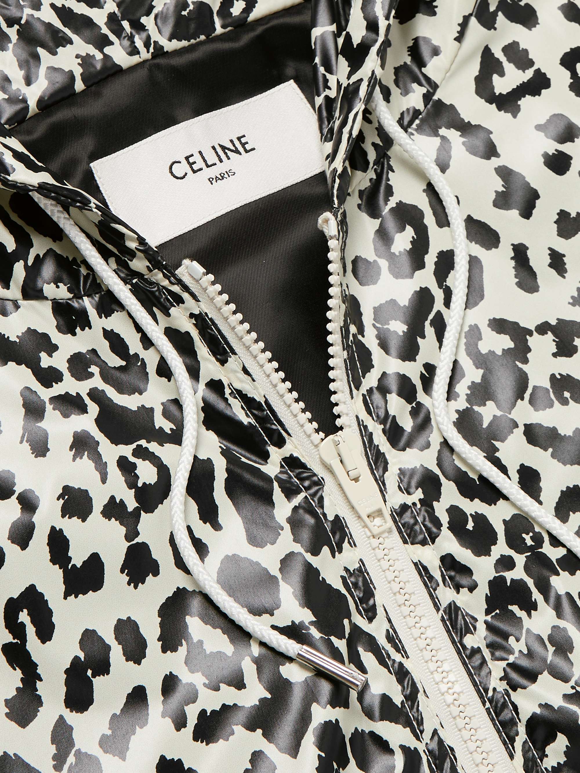 CELINE HOMME Camouflage-Print Fleece Jacket