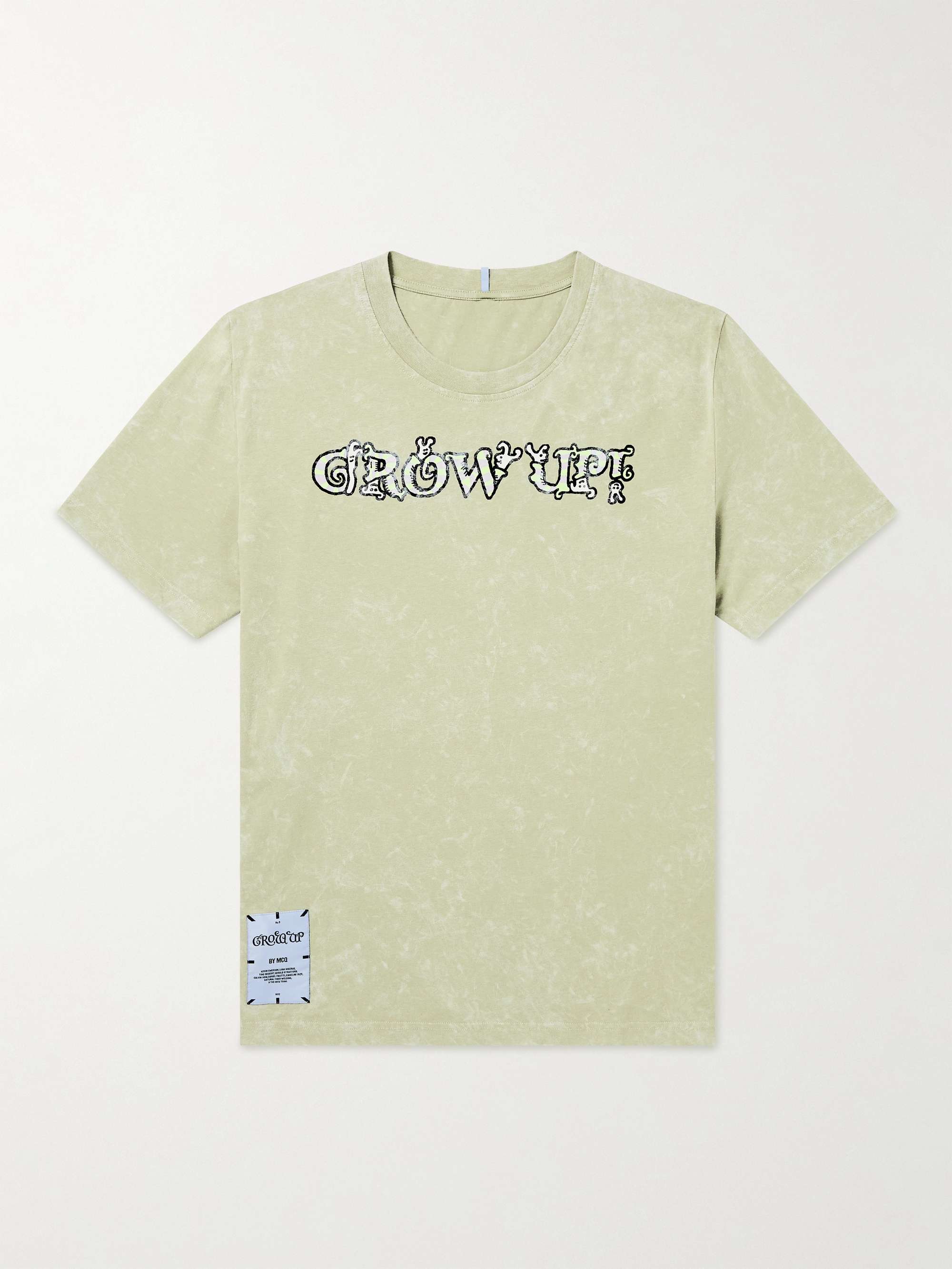 MCQ Printed Tie-Dyed Cotton-Jersey T-Shirt