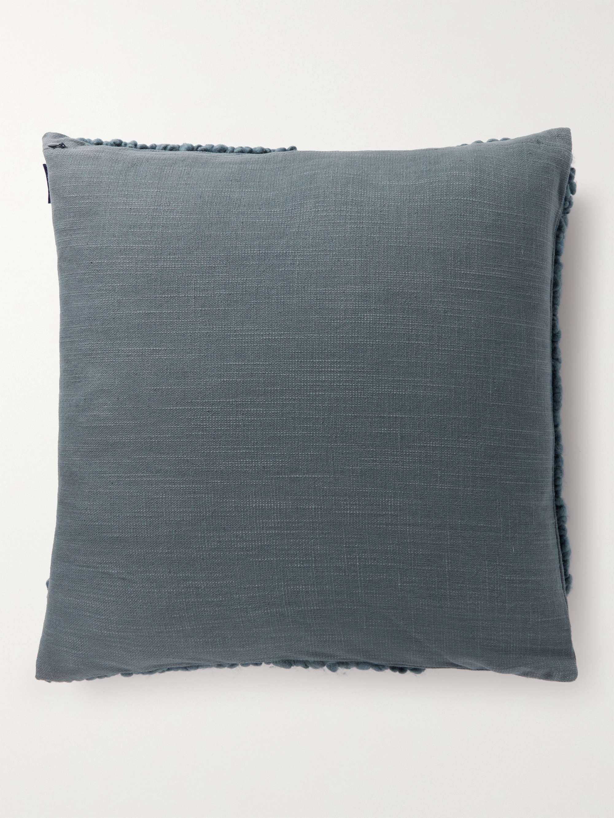 THE CONRAN SHOP Sappa Wool-Embroidered Cotton-Canvas Cushion