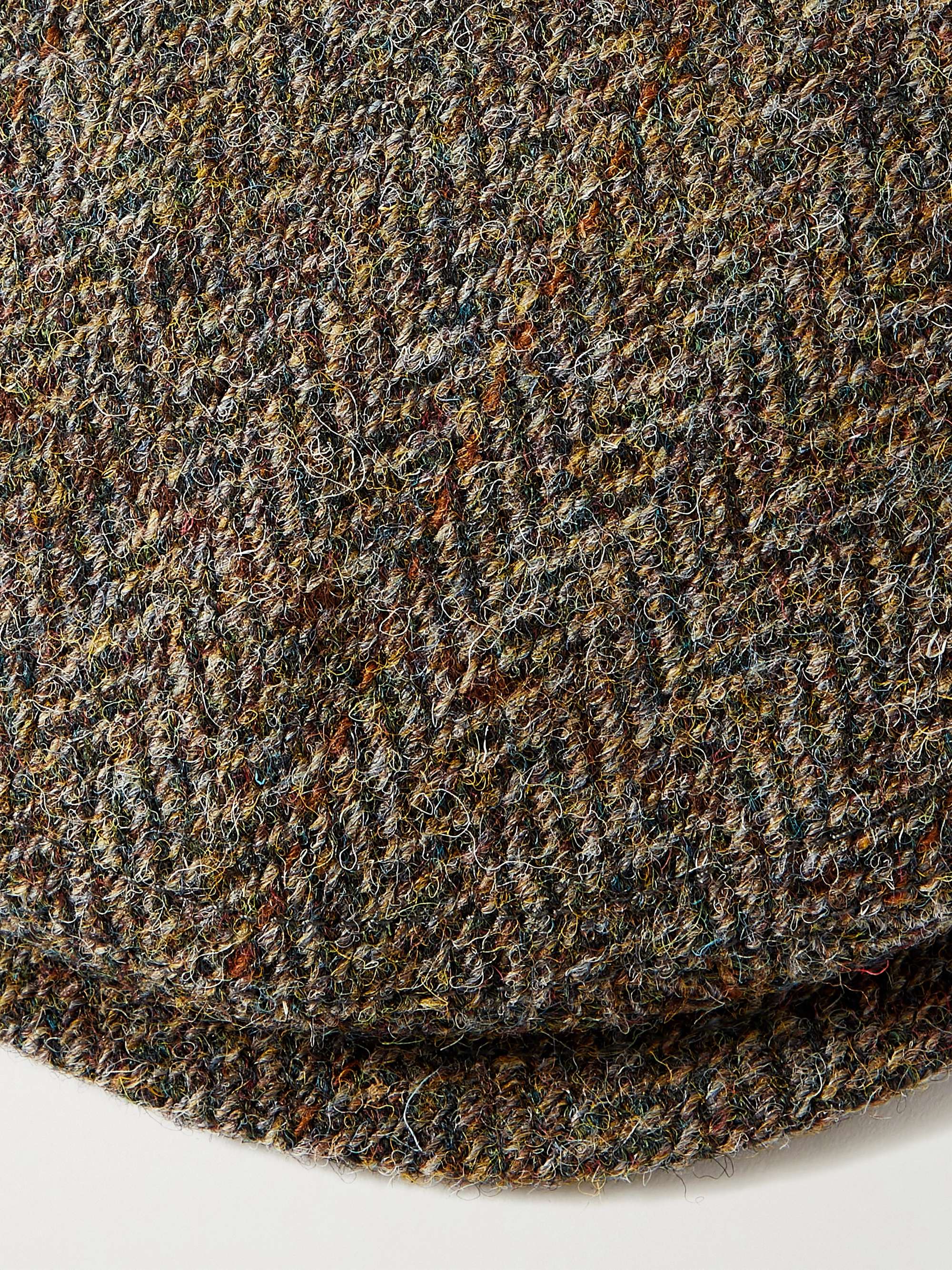 KINGSMAN + Lock & Co. Herringbone Cotton-Tweed Flat Cap