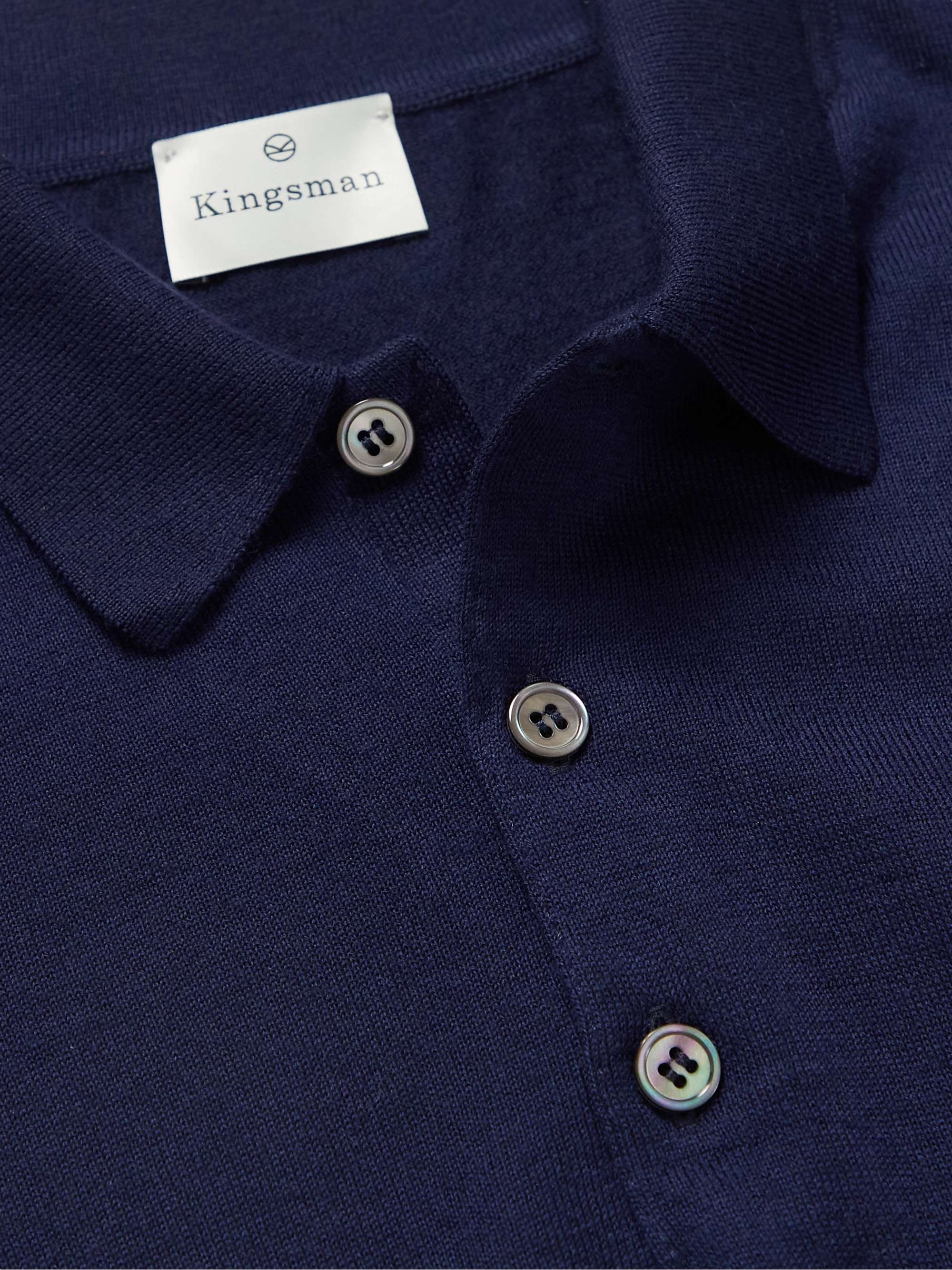 KINGSMAN Cashmere Polo Shirt