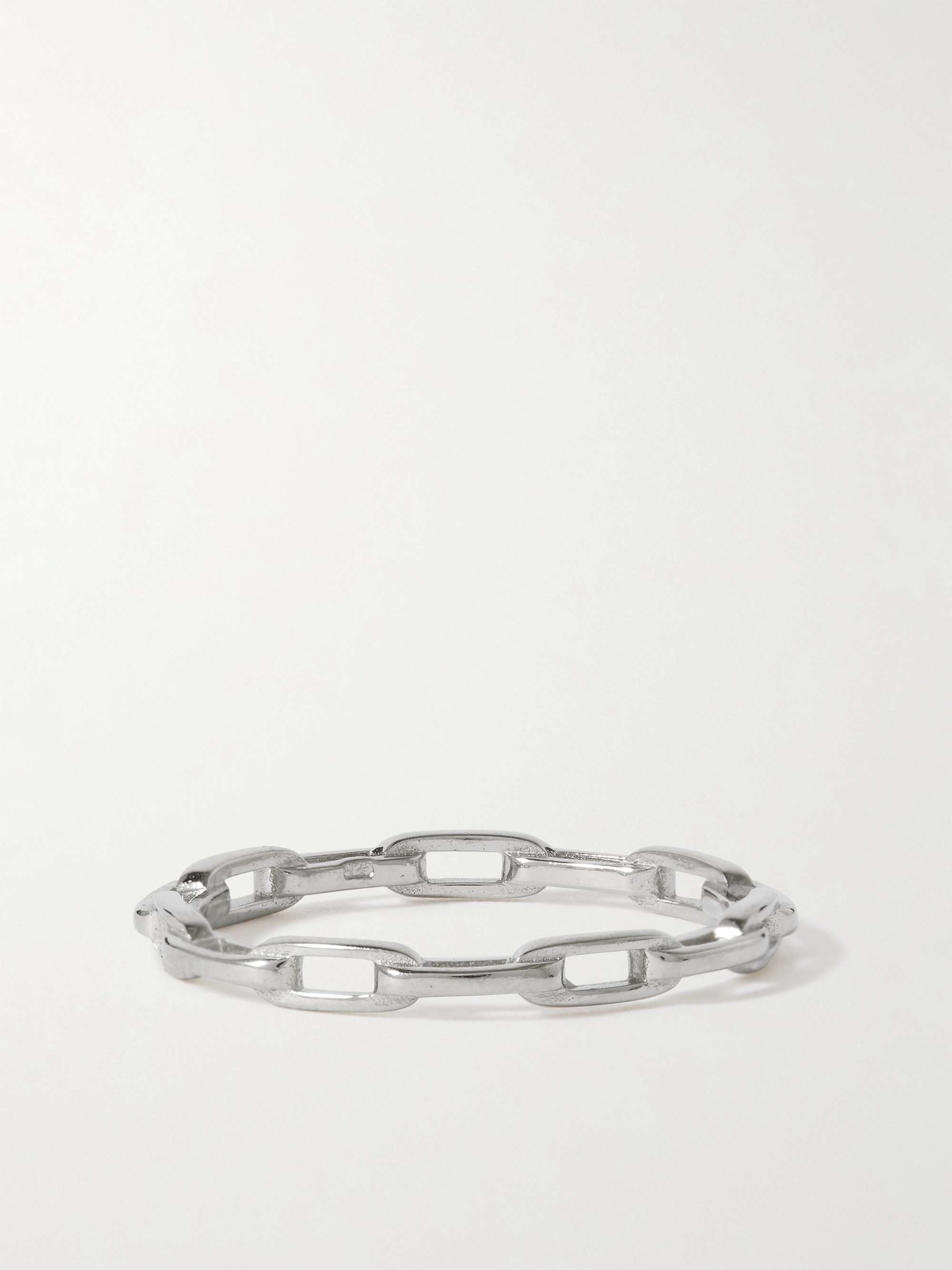 MIANSAI Volt Link Sterling Silver Chain Ring