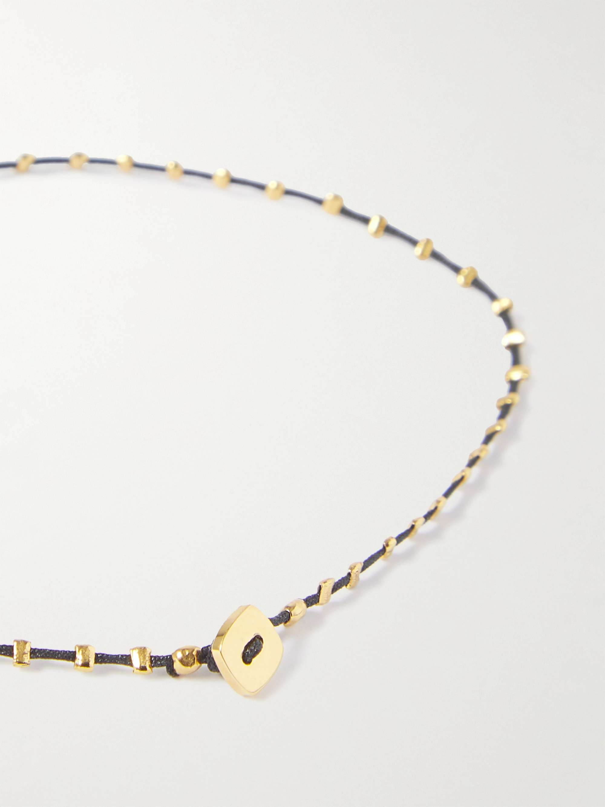 MIANSAI Ita Cord and Gold-Plated Bracelet