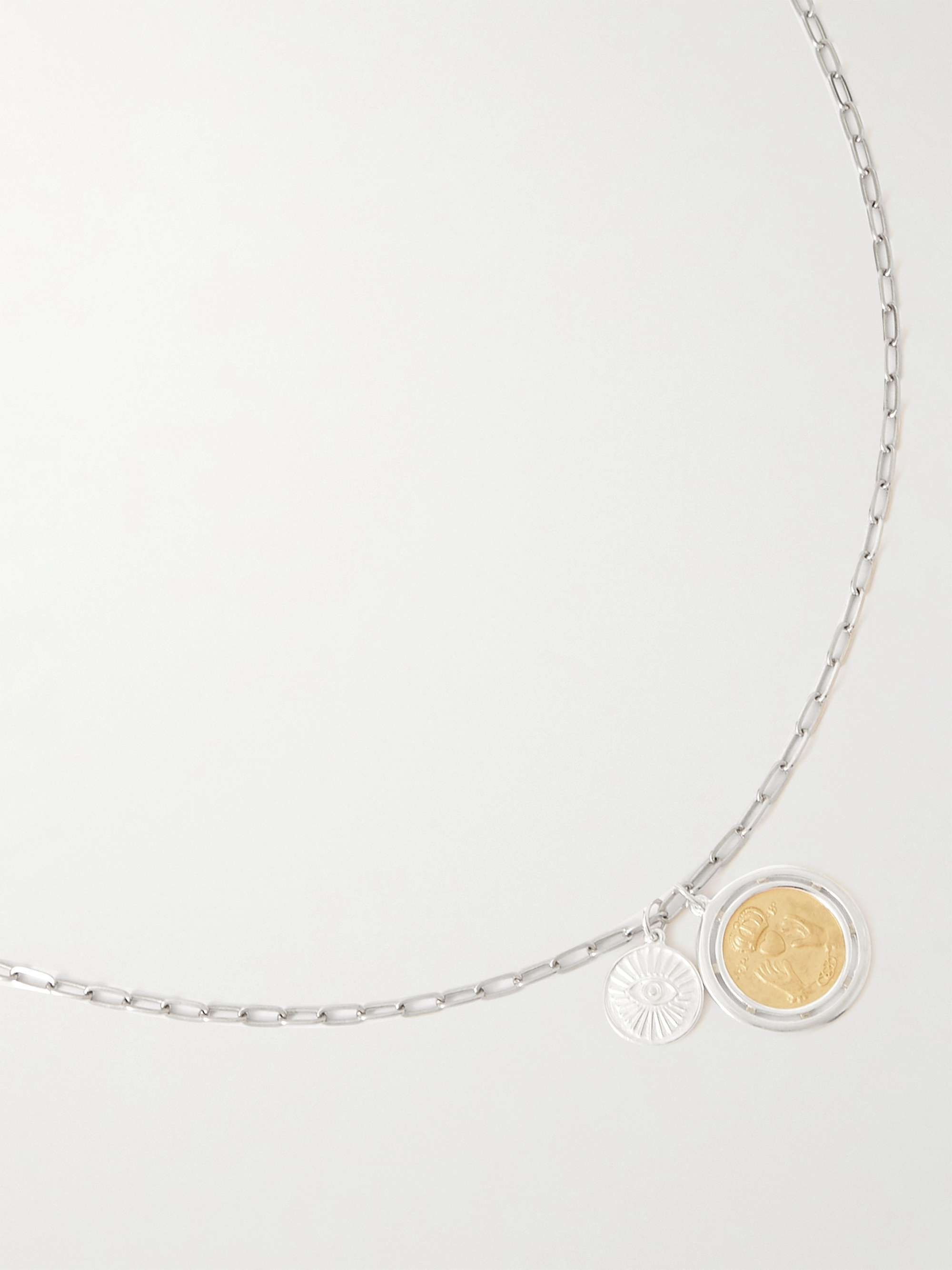 MIANSAI Sterling Silver and Gold Vermeil Necklace