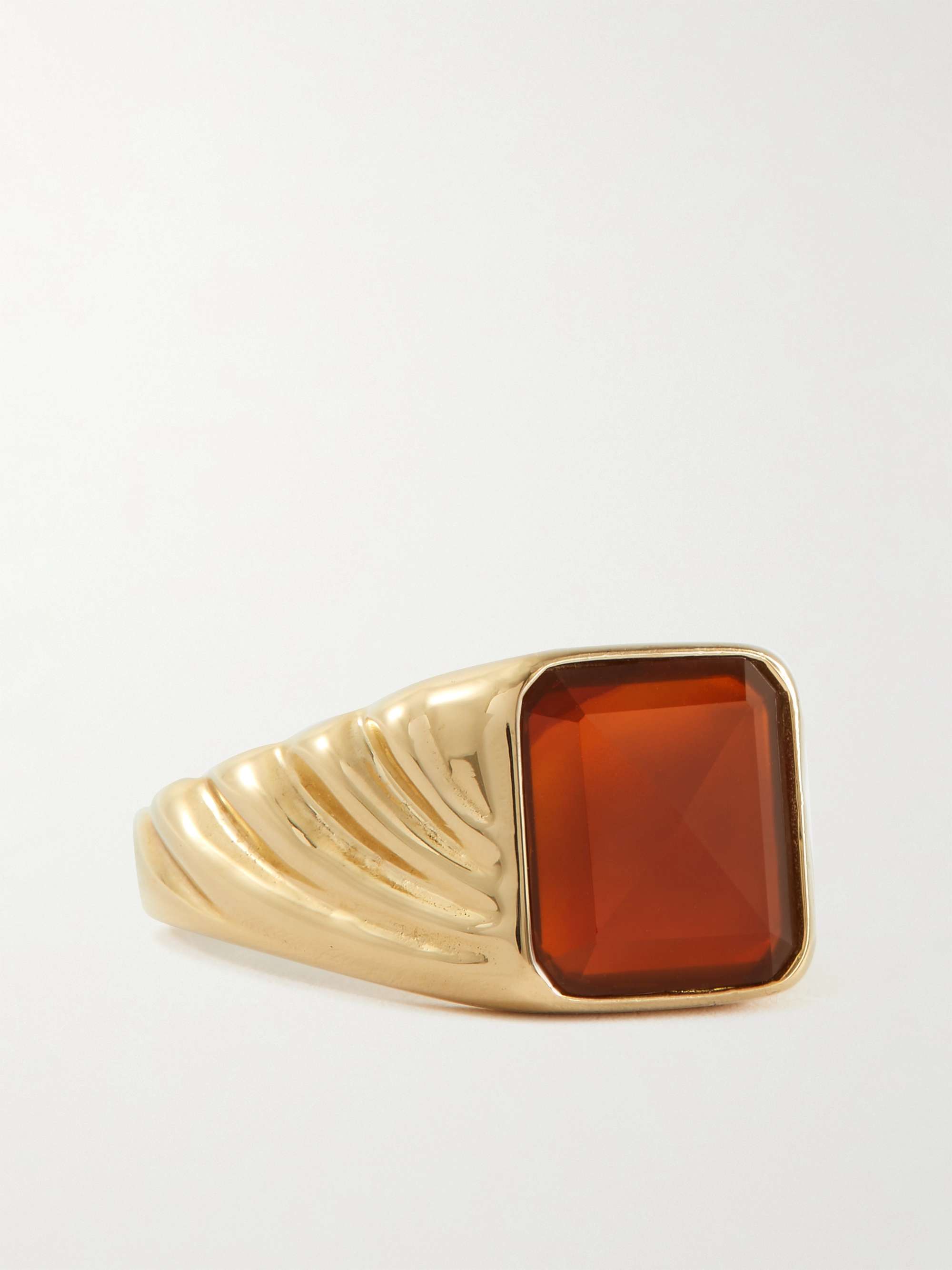 Gold Gold-Plated Signet Ring | BOTTEGA VENETA | MR PORTER