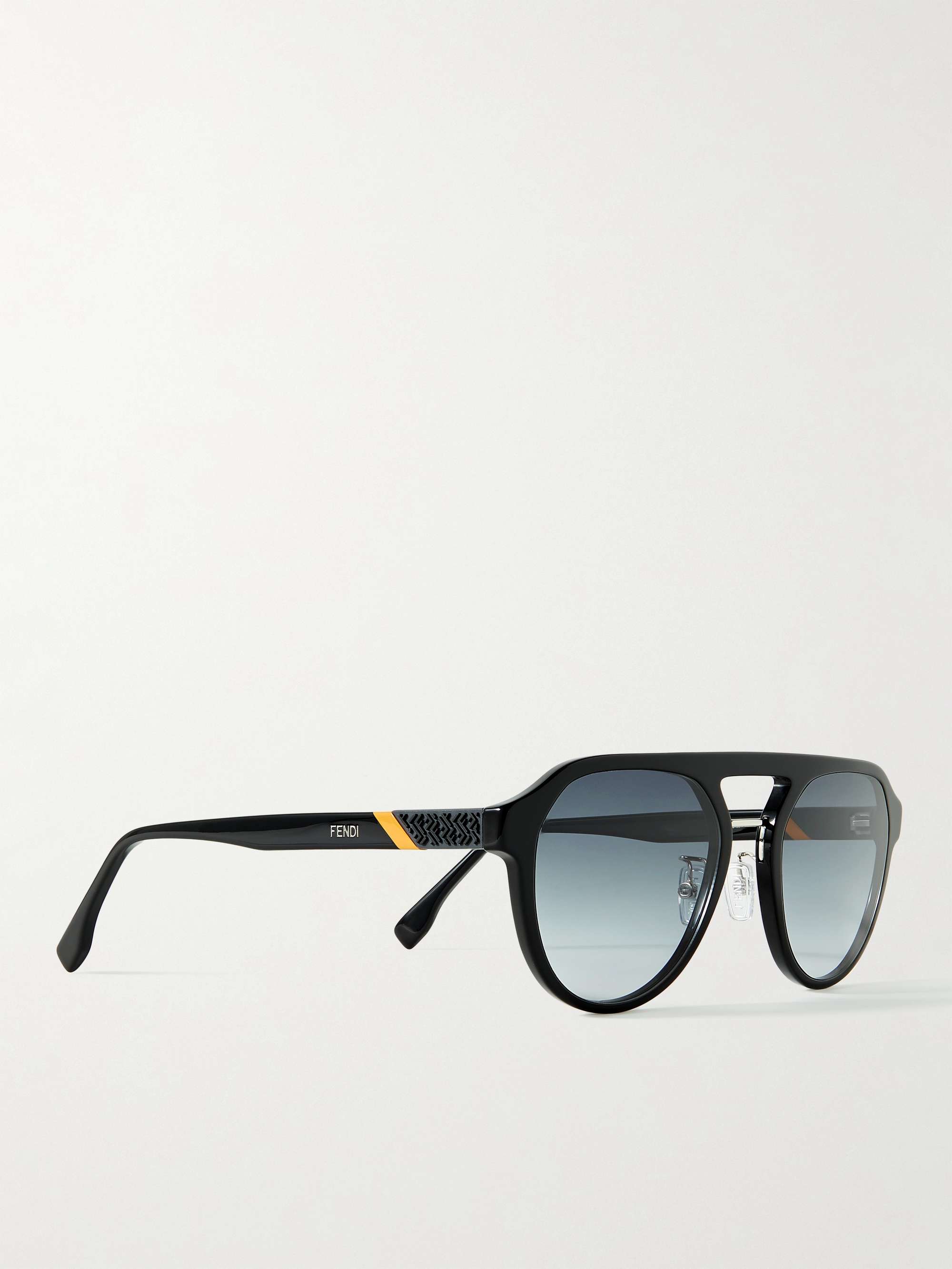 FENDI Aviator-Style Acetate Sunglasses