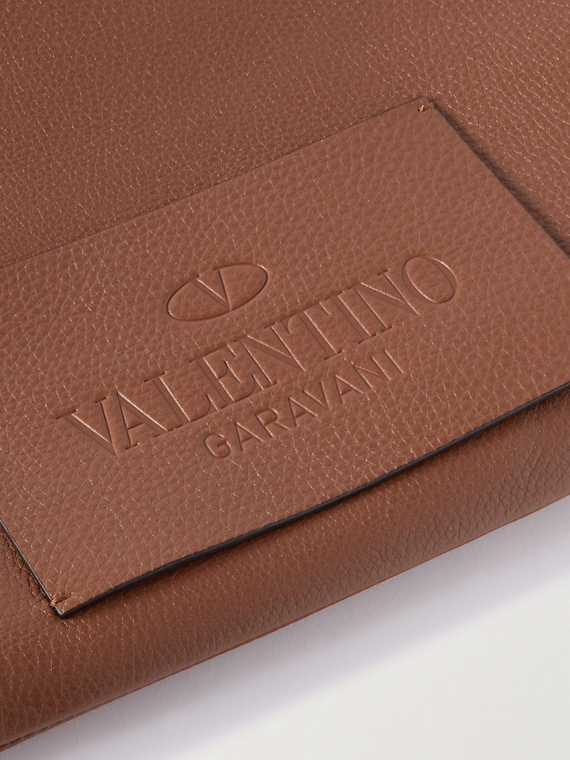 VALENTINO Valentino Garavani Full-Grain Leather Tote Bag