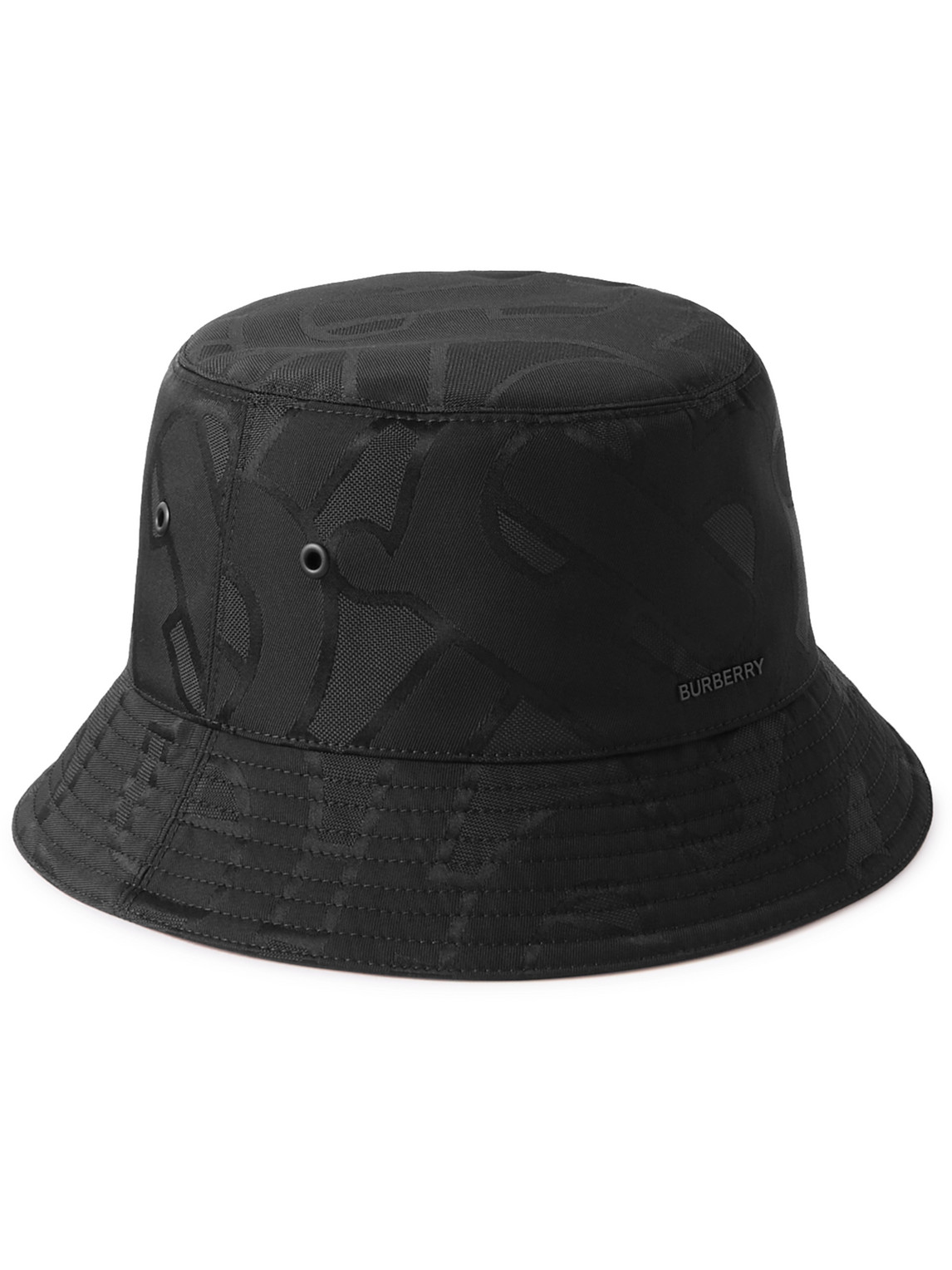 Logo-Jacquard Shell Bucket Hat