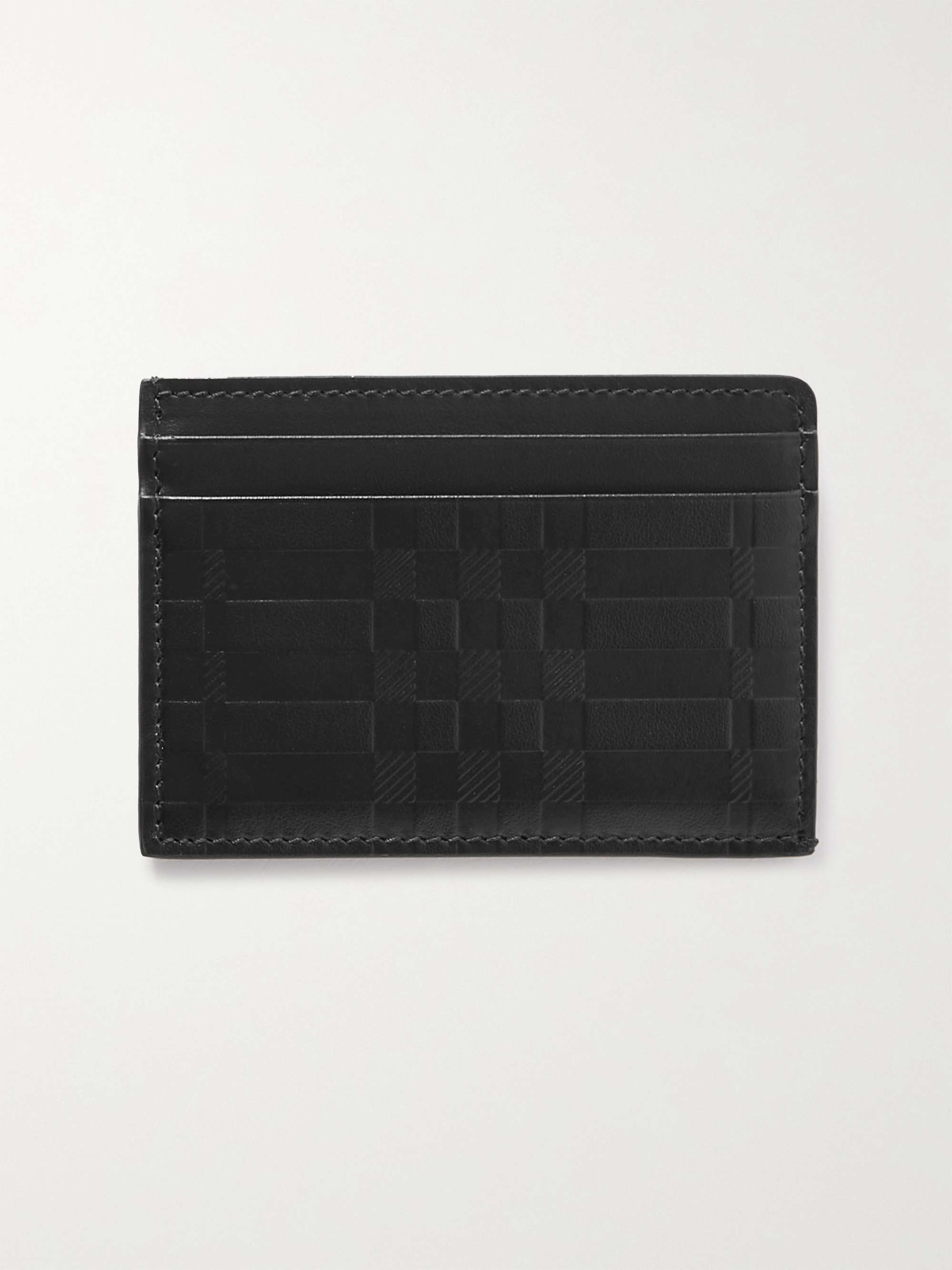 BURBERRY Embossed Leather Cardholder