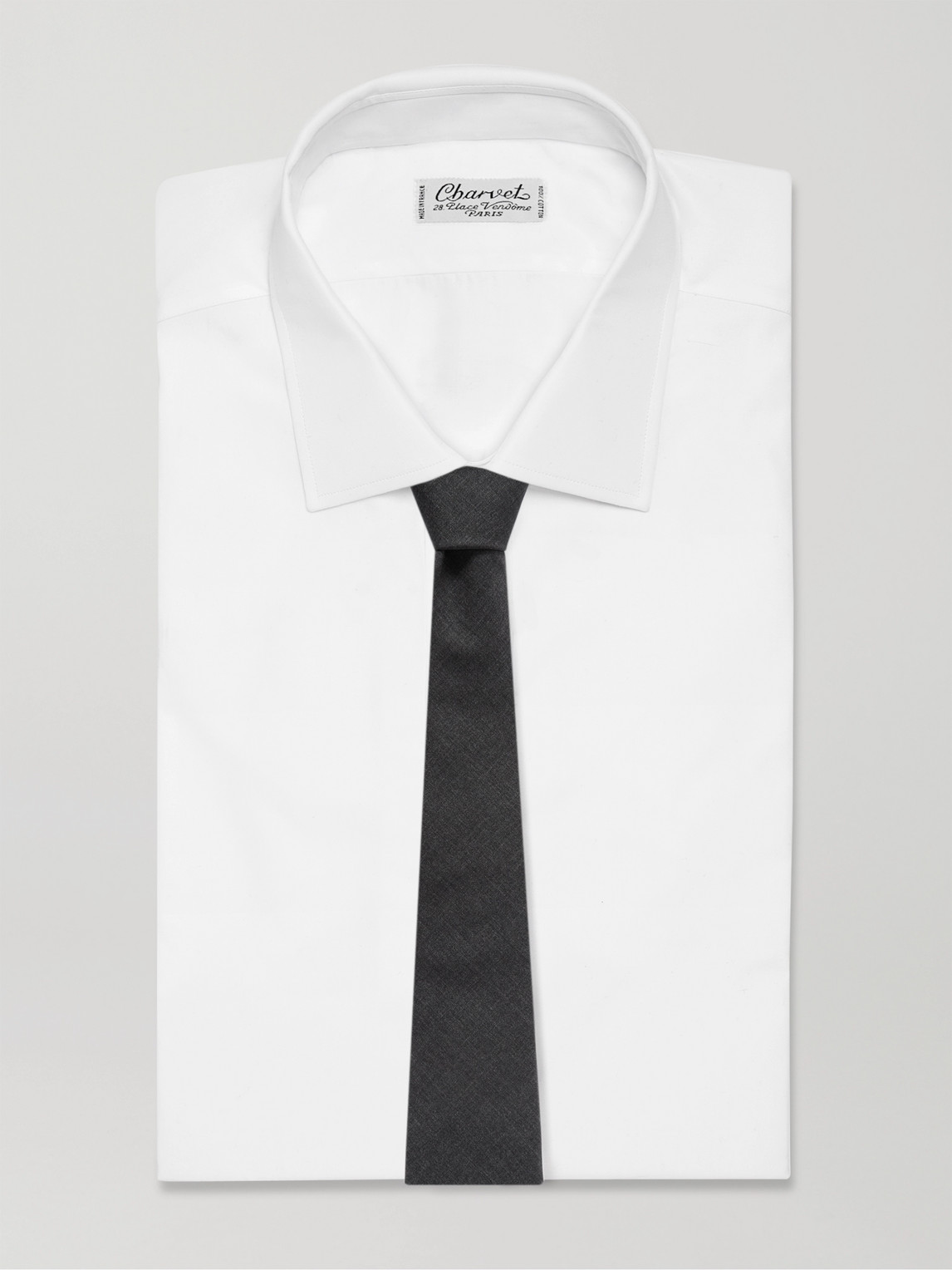 Shop Brunello Cucinelli 6cm Virgin Wool Tie In Gray