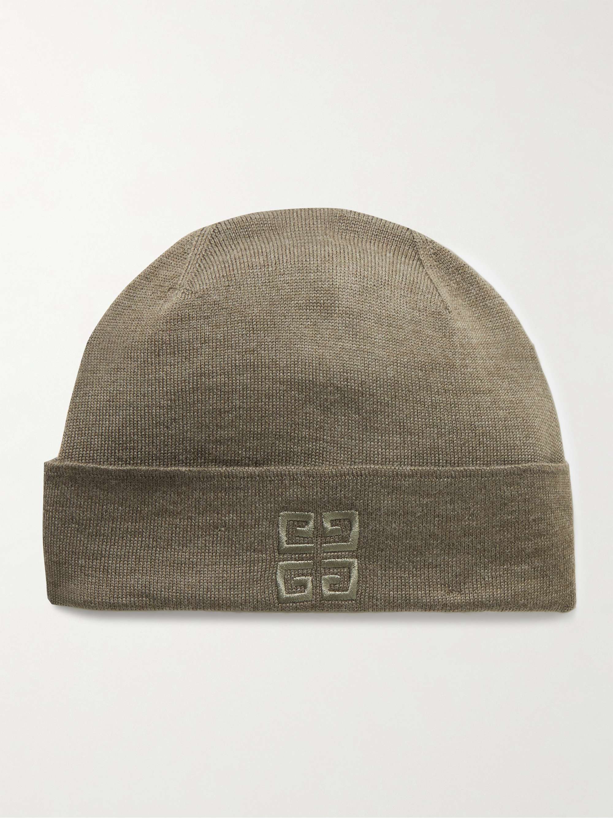 GIVENCHY Logo-Embroidered Wool Beanie