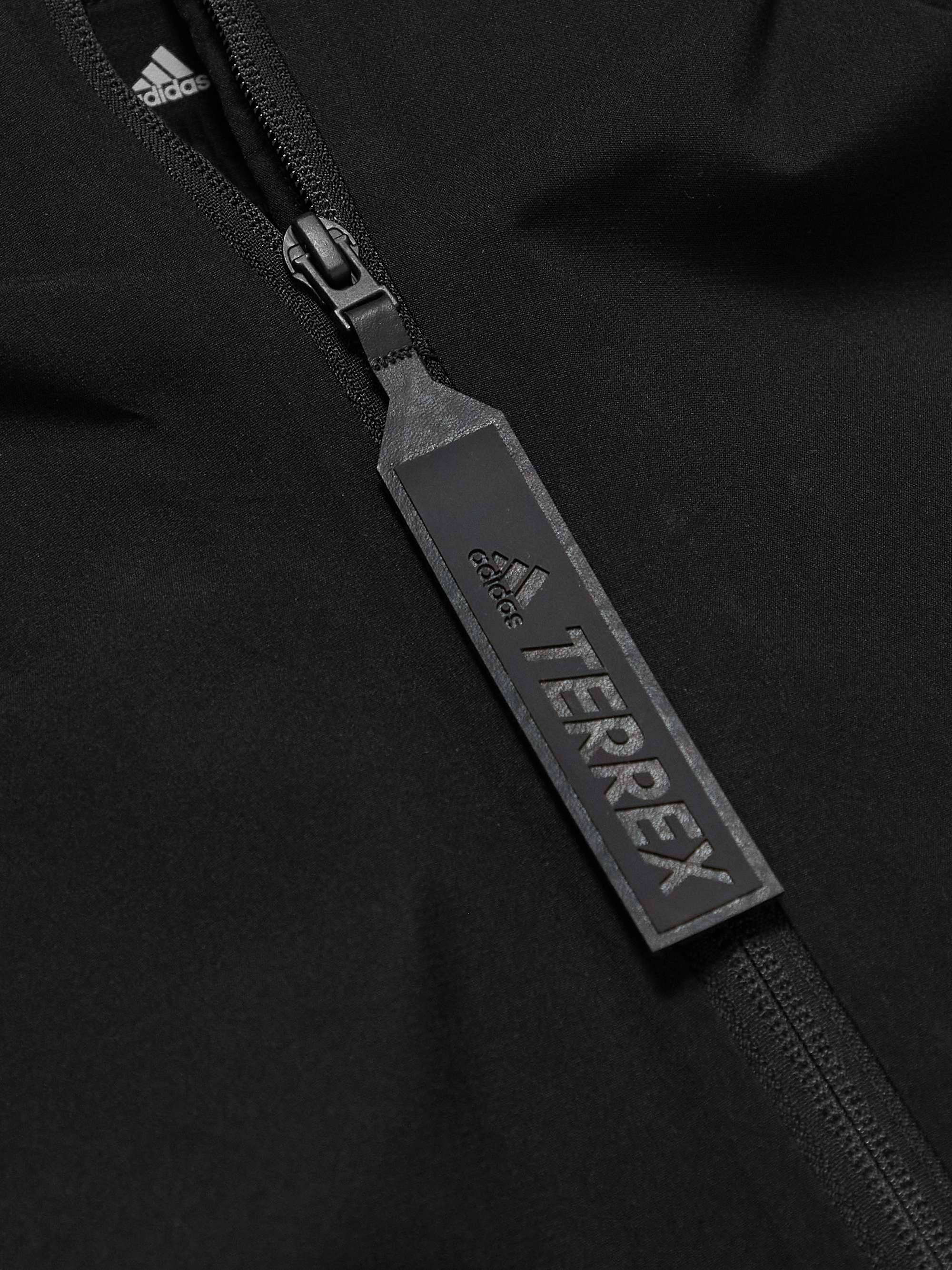 ADIDAS SPORT Terrex CT MYSHELTER Logo-Print Recycled RAIN.RDY Shell Hooded Jacket