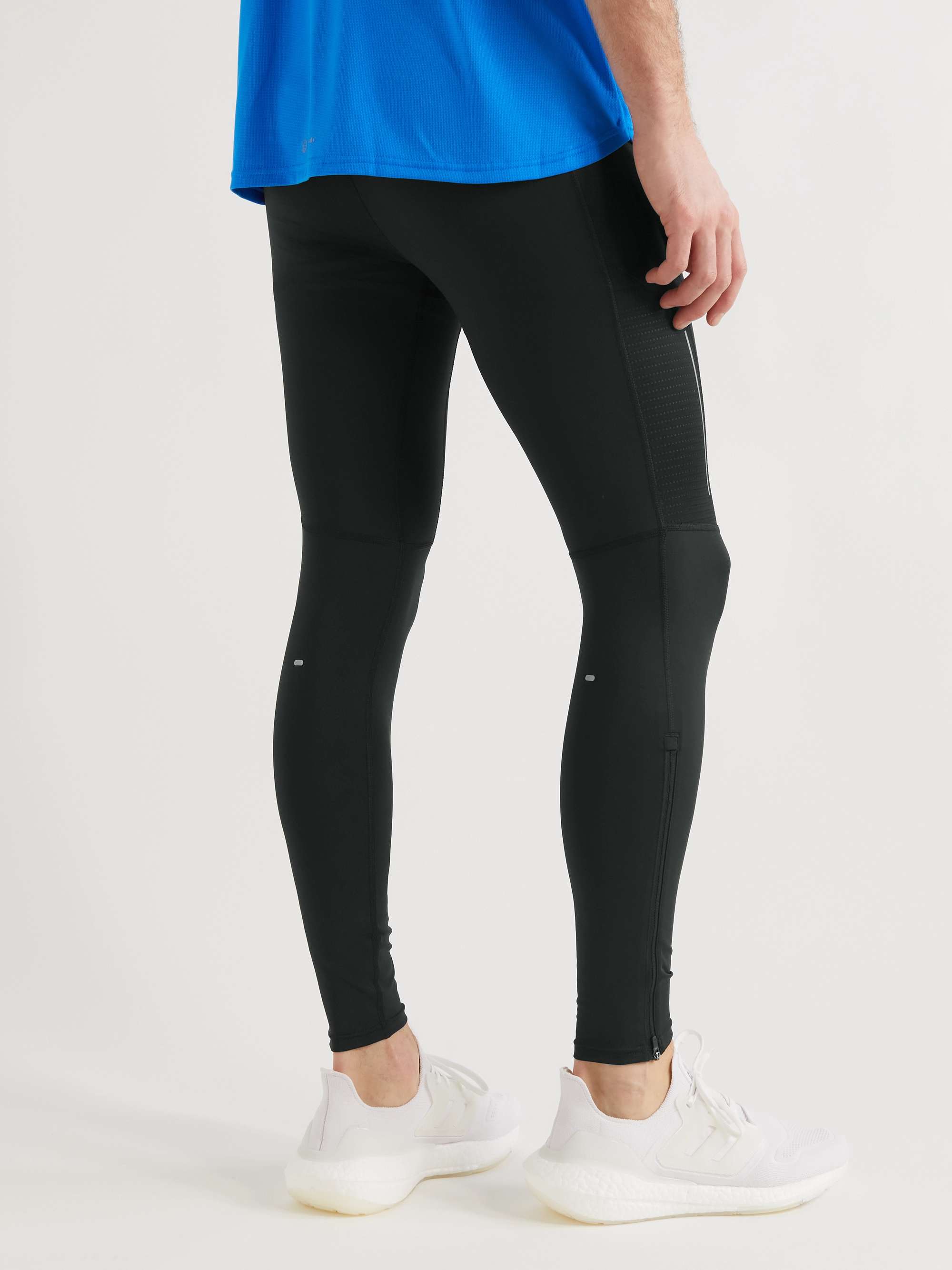 ADIDAS SPORT Own the Run Recycled AEROREADY Stretch-Jersey Running Tights
