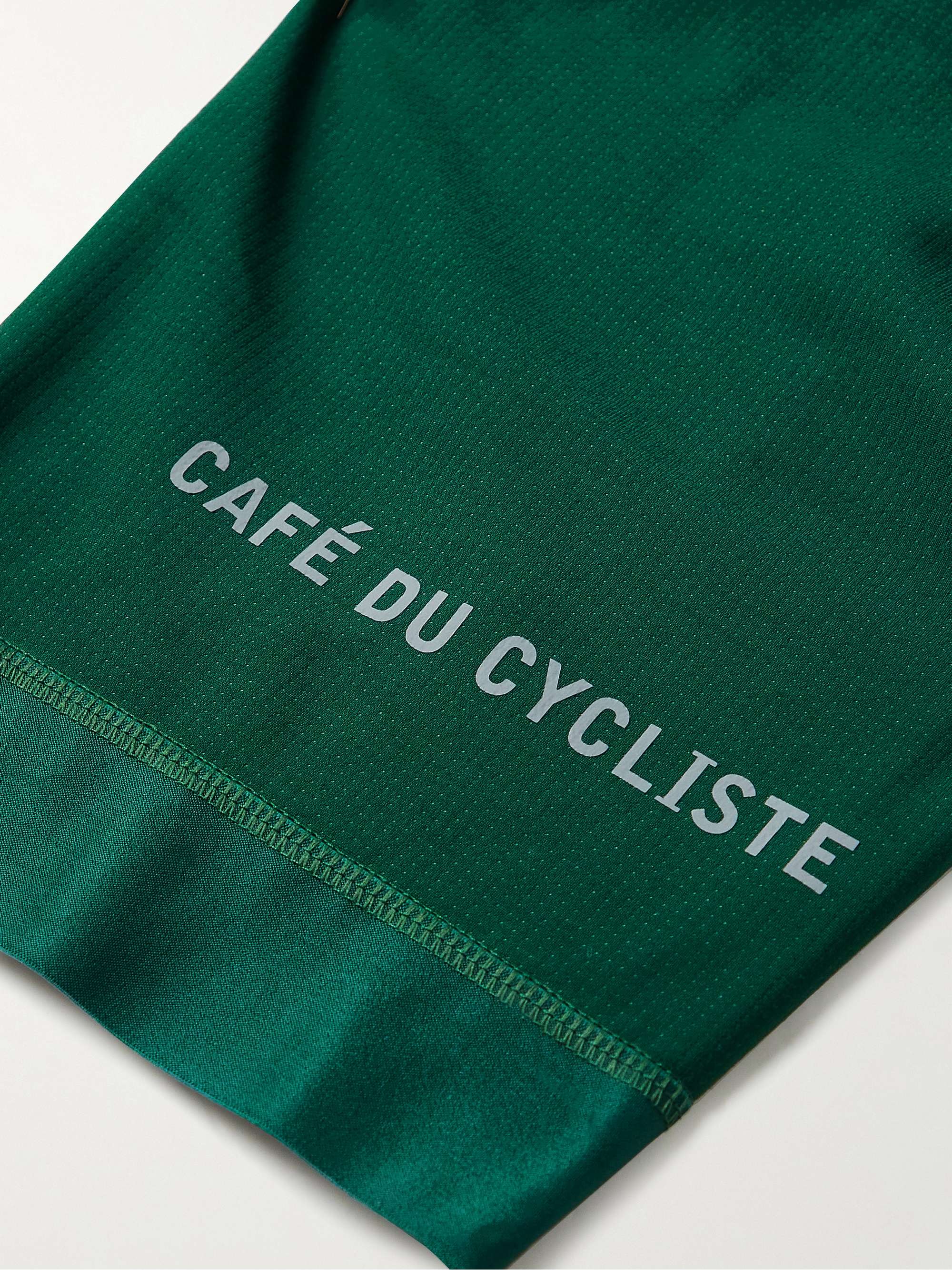 CAFE DU CYCLISTE Adèle Mesh-Panelled Jersey Cycling Bib Shorts