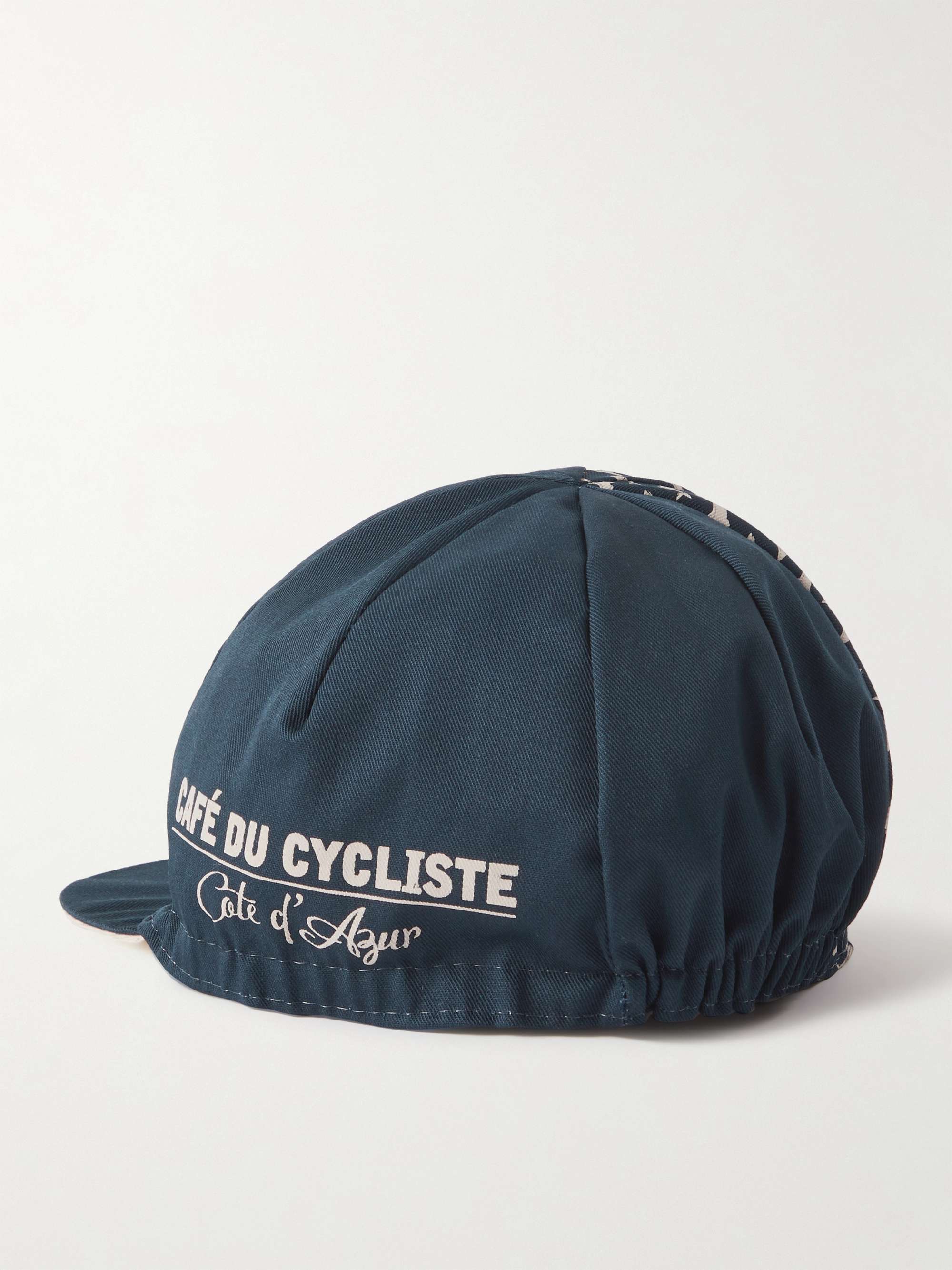 CAFE DU CYCLISTE Printed Twill Cycling Cap