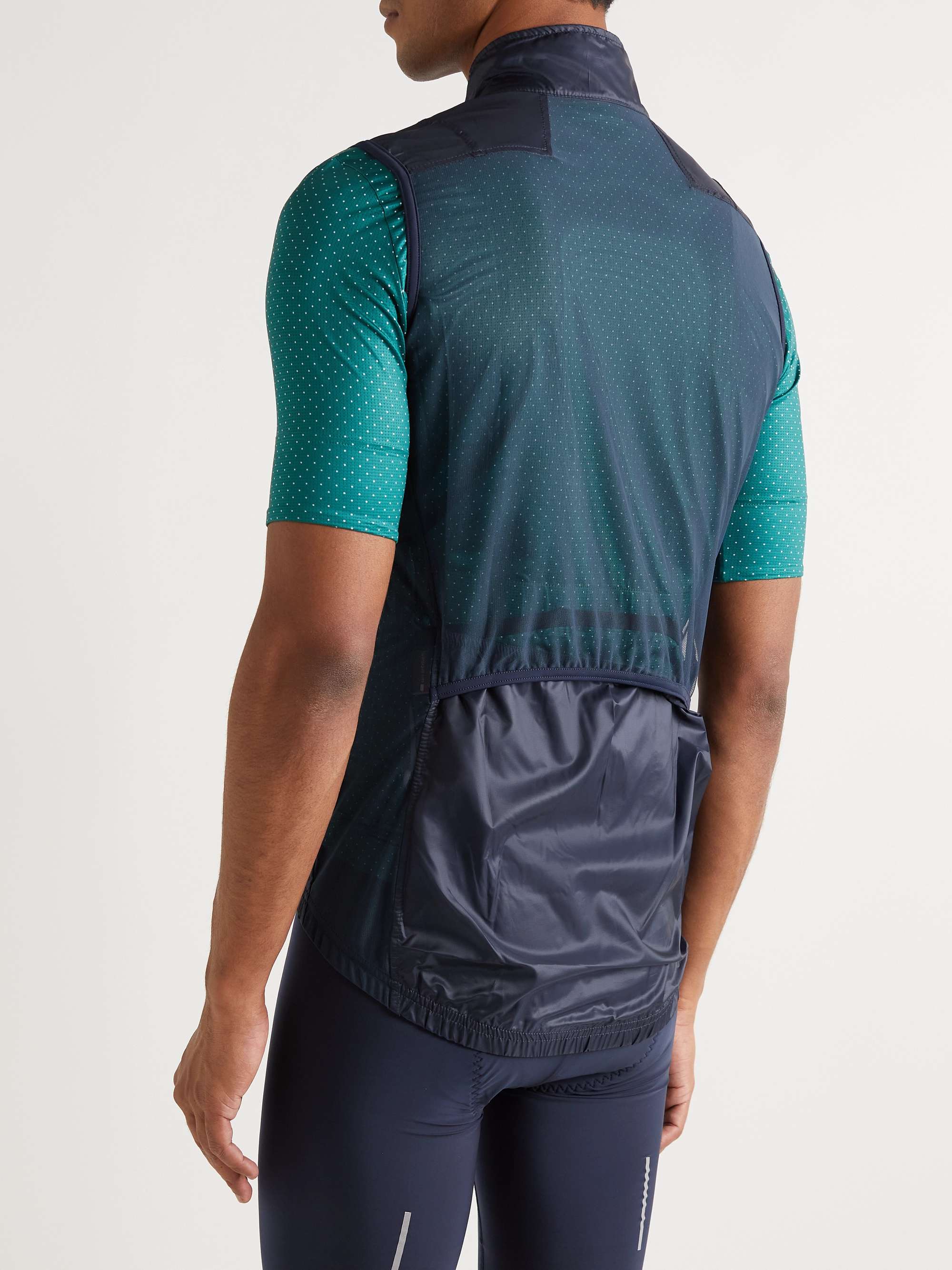 CAFE DU CYCLISTE Petra Shell and Mesh Cycling Gilet