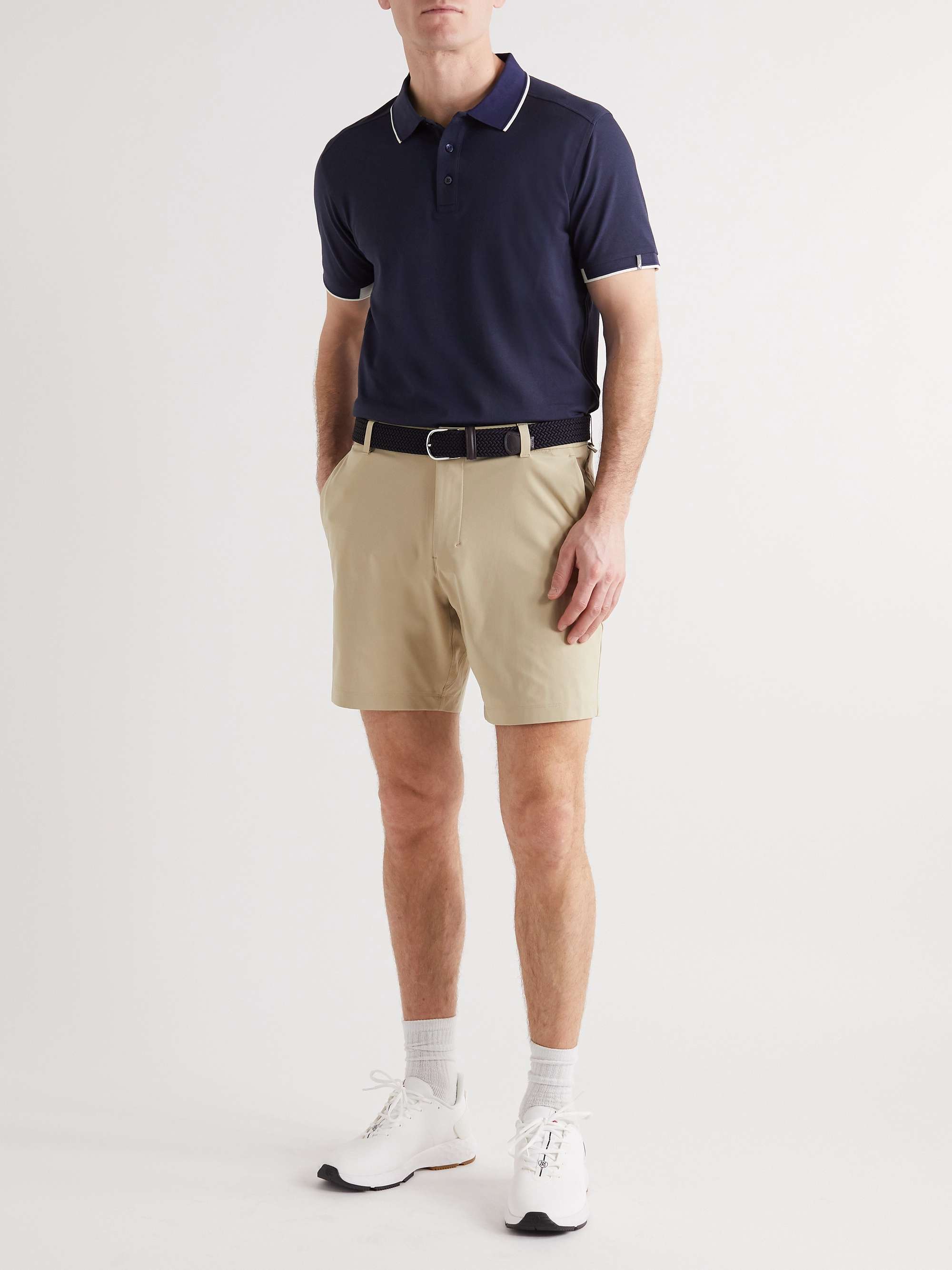 KJUS GOLF Stan Cotton-Blend Piqué Golf Polo Shirt