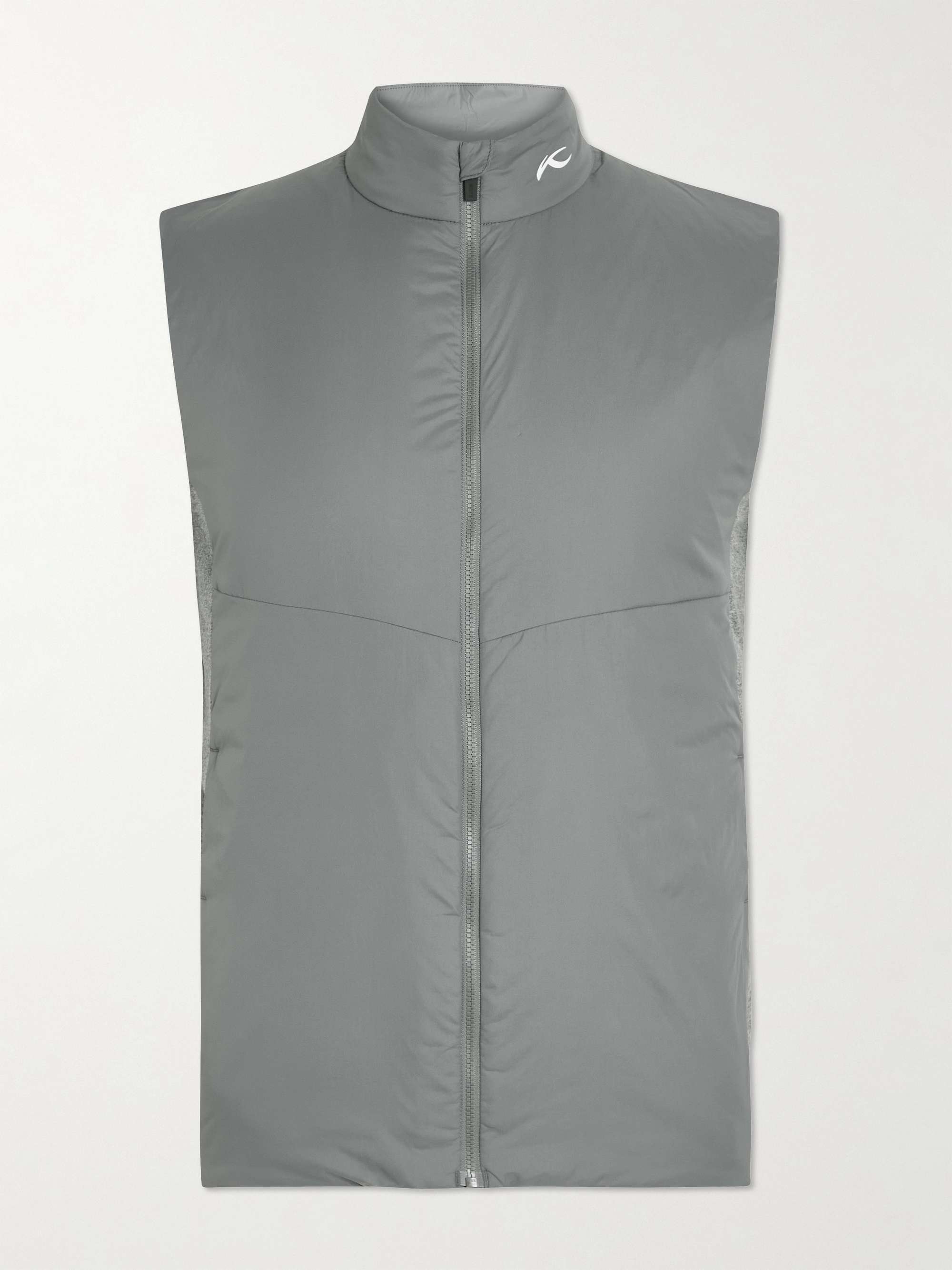KJUS GOLF Padded Shell and Stretch-Jersey Golf Gilet