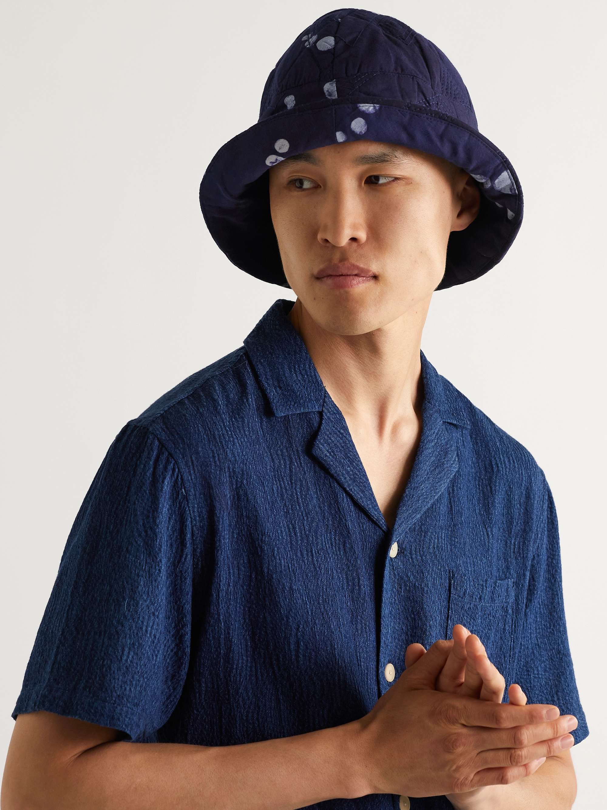 POST-IMPERIAL Hand-Dyed Quilted Cotton Bucket Hat