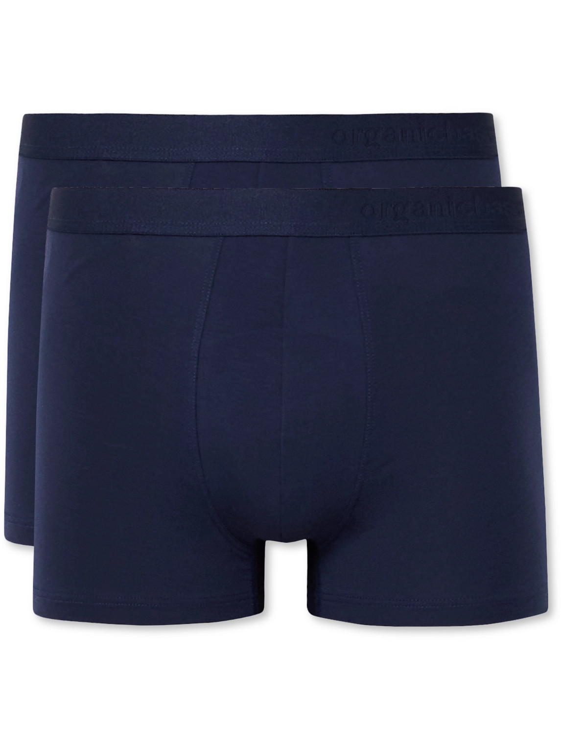 Organic Basics Two-pack Lite Stretch-tencel™ Lyocell Boxer Shorts In Blue