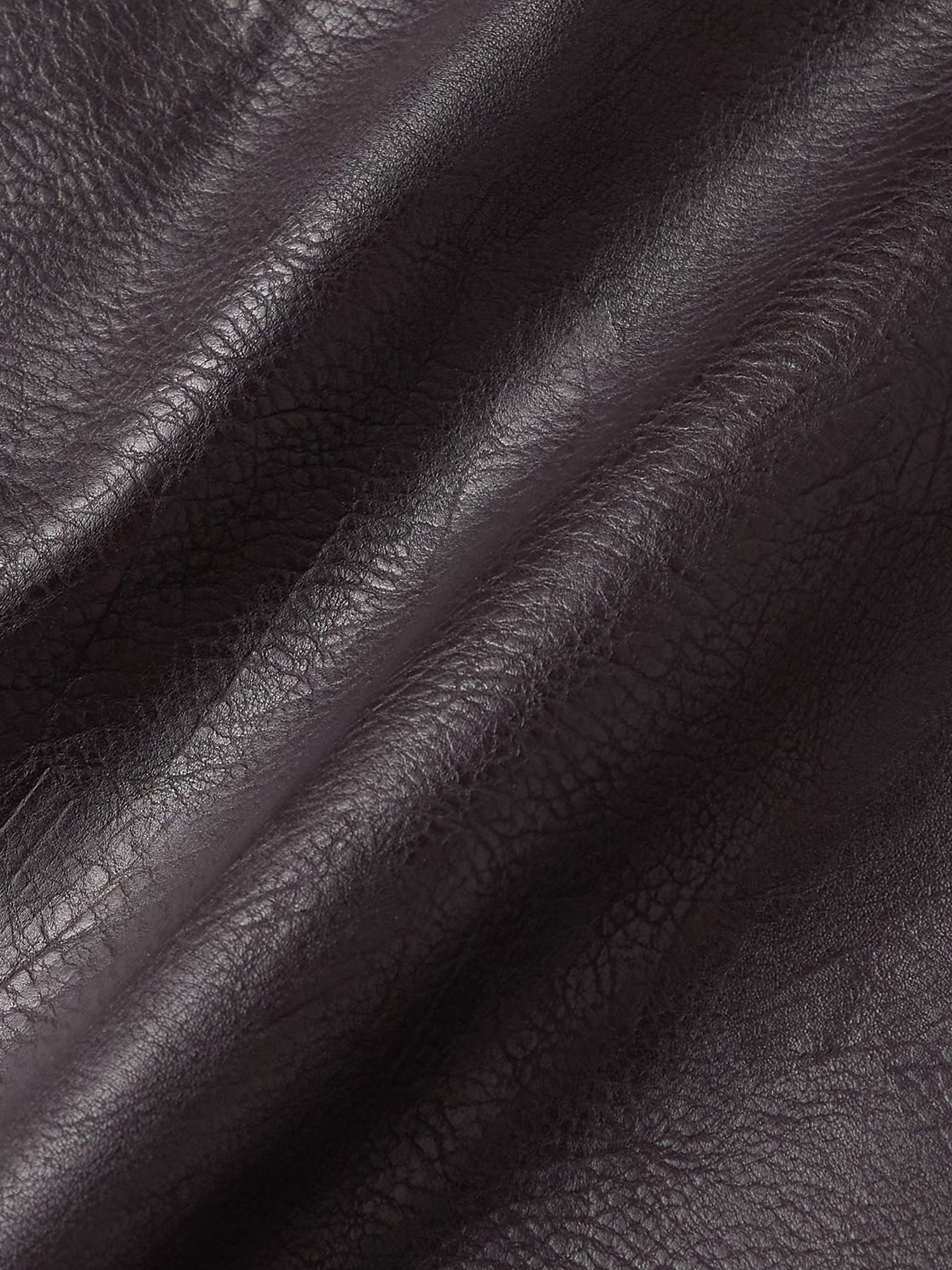 SÉFR Truth Vegan Crinkled-Leather Jacket