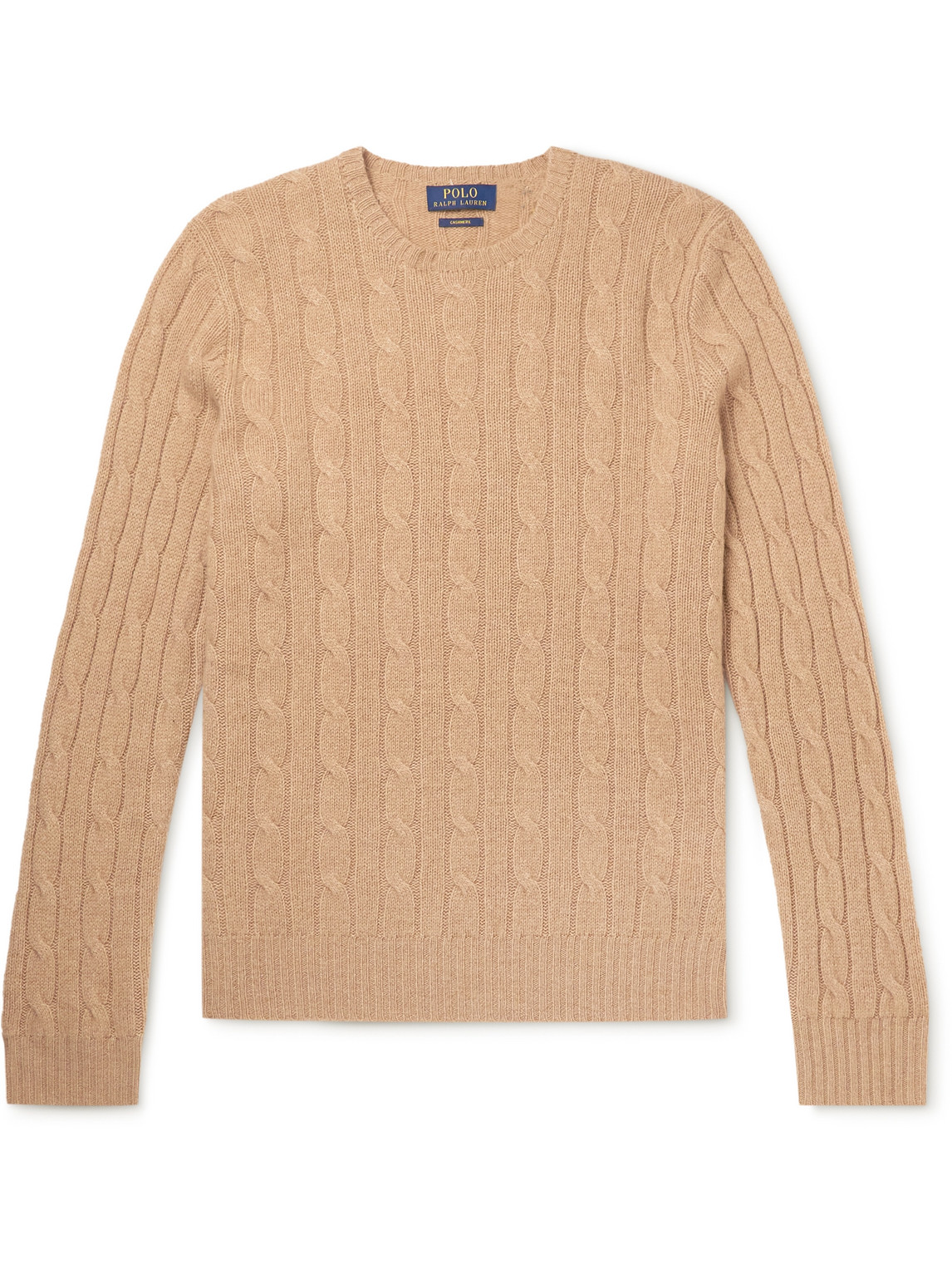 Polo Ralph Lauren - Cable-Knit Cashmere Sweater - Men - Brown - XL pour  hommes
