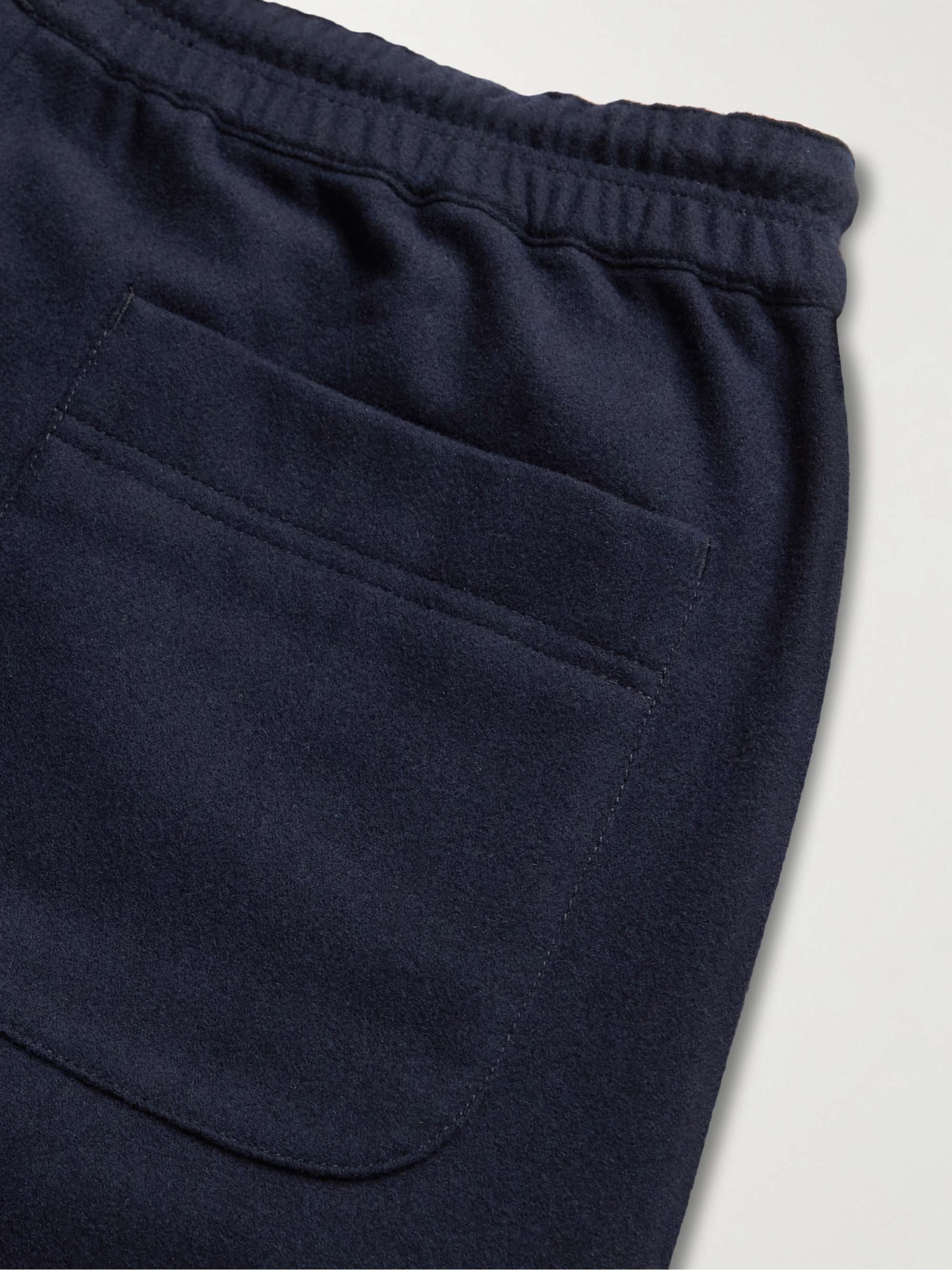 CLUB MONACO Tapered Recycled Wool-Blend Drawstring Trousers