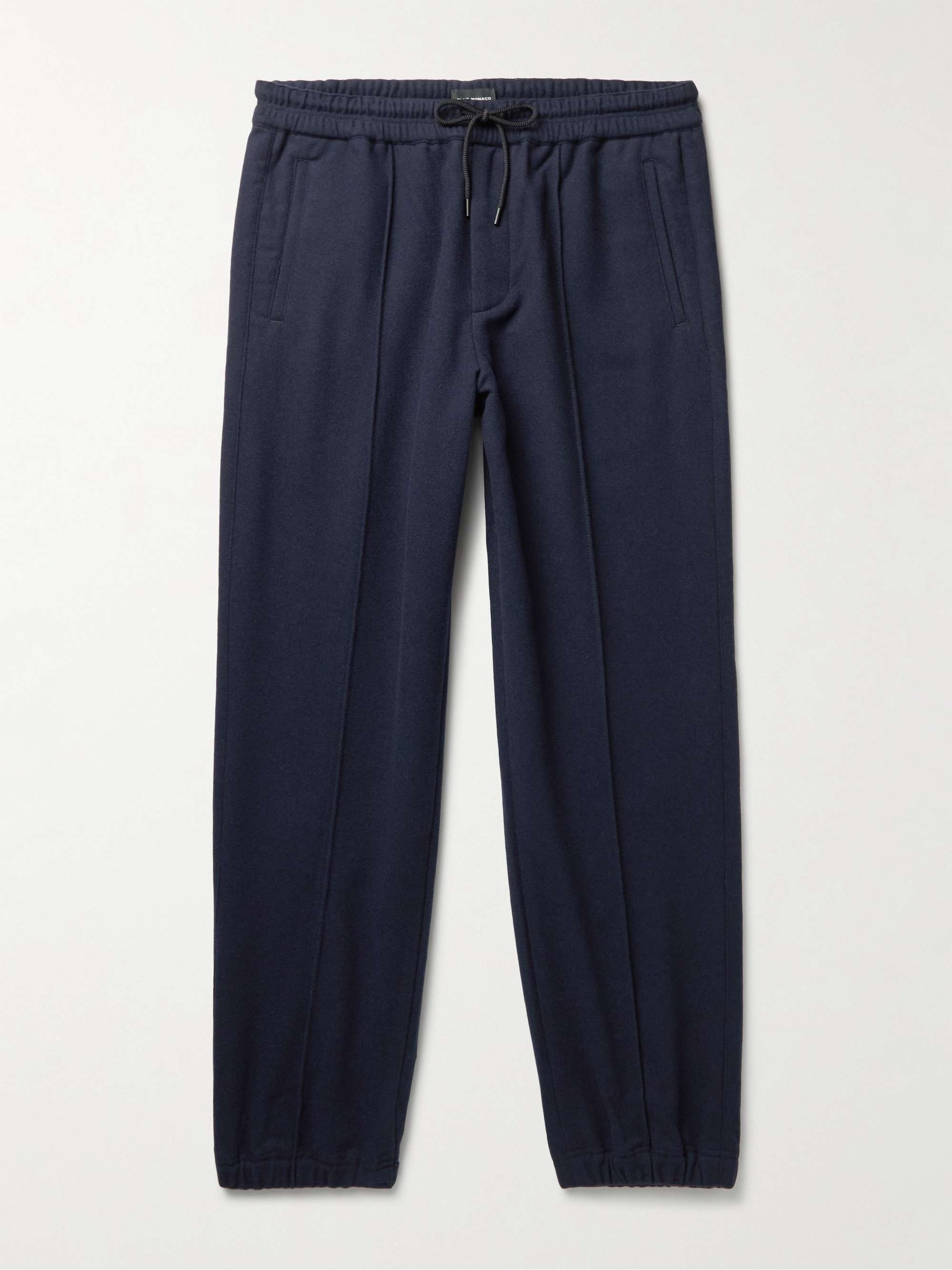 CLUB MONACO Tapered Recycled Wool-Blend Drawstring Trousers