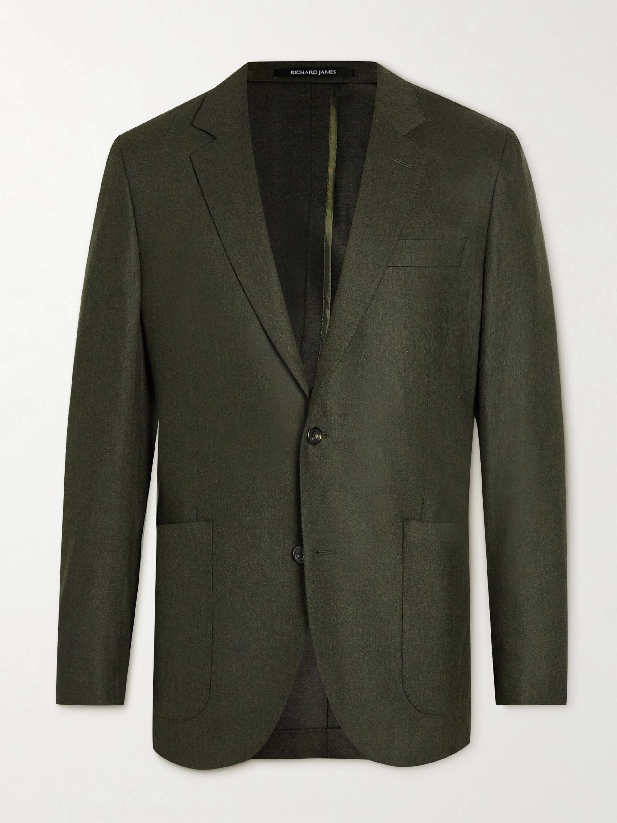 RICHARD JAMES Unstructured Wool Suit Jacket
