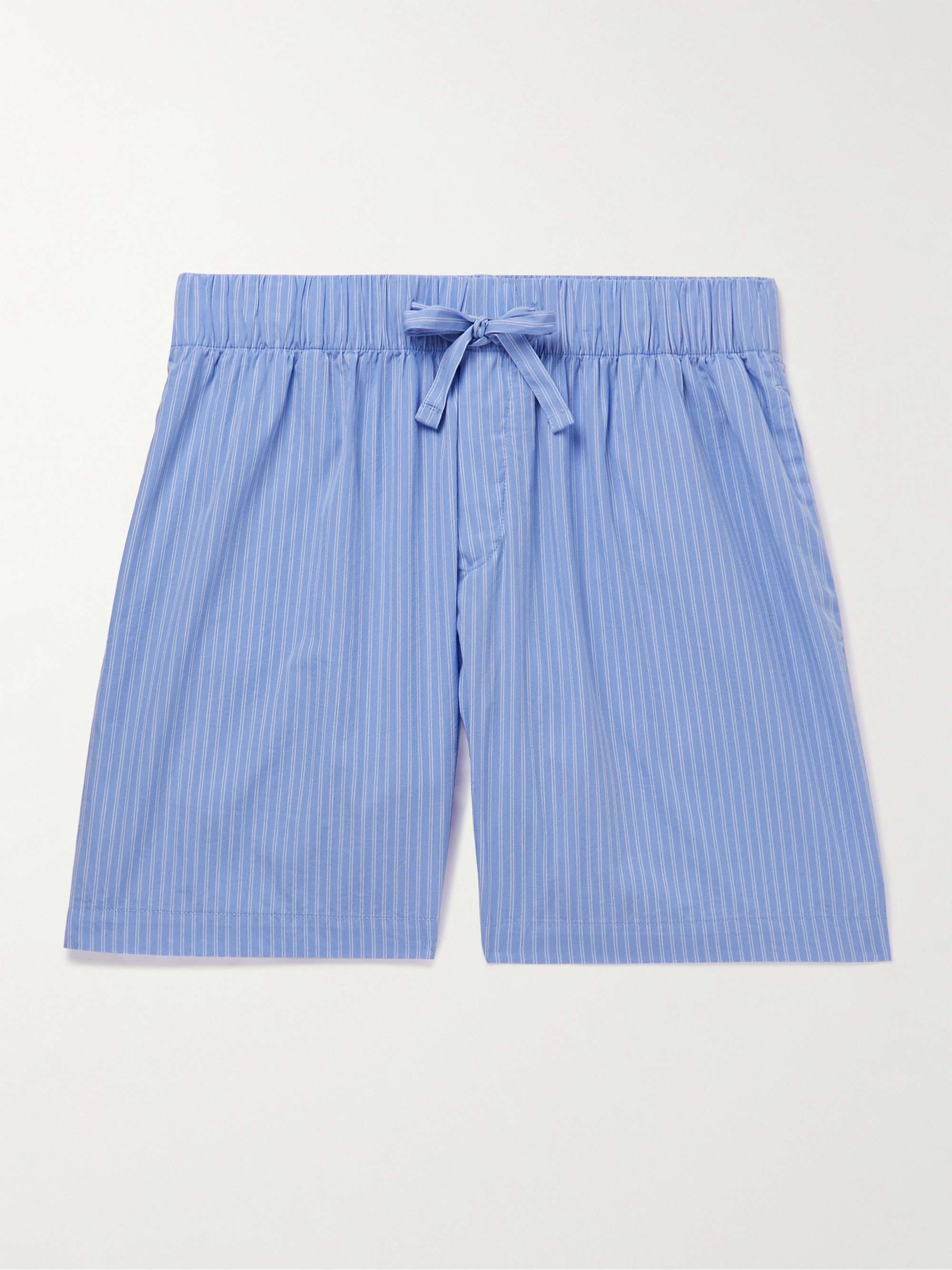 Mens Clothing Shorts Formal shorts and chino shorts Tekla Organic Cotton-poplin Pyjama Shorts in Blue for Men 